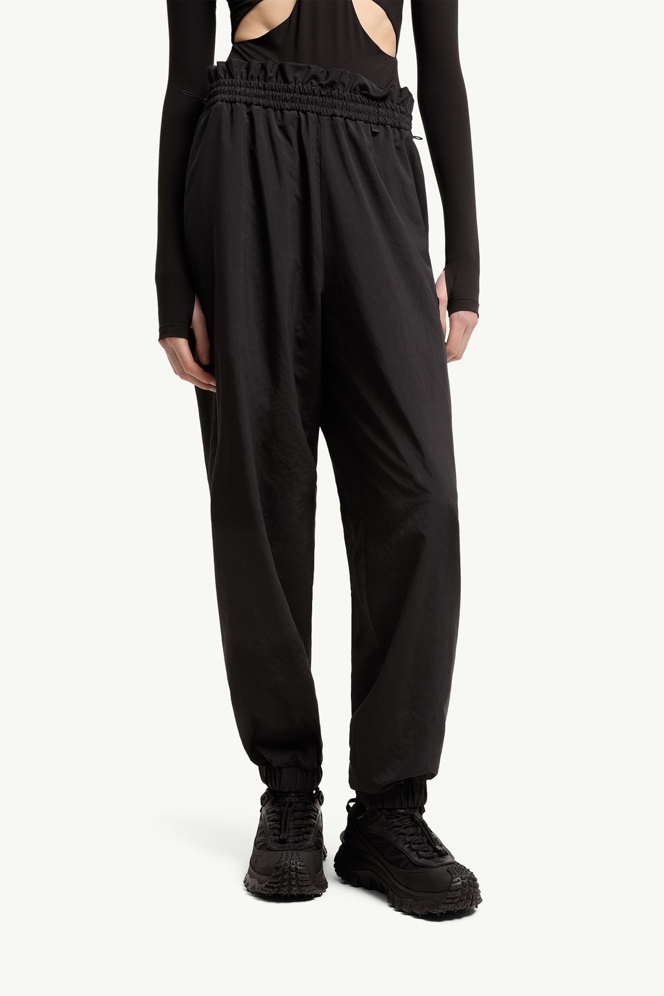 Logo Sweatpants Women Black Moncler 3