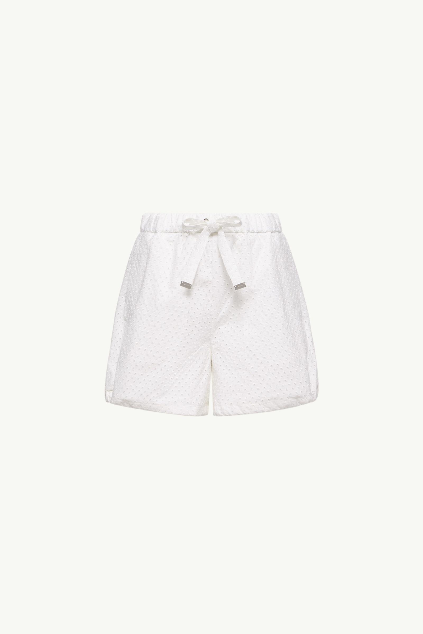 San Gallo & Cotton Poplin Shorts Women White Moncler, 1 of 0