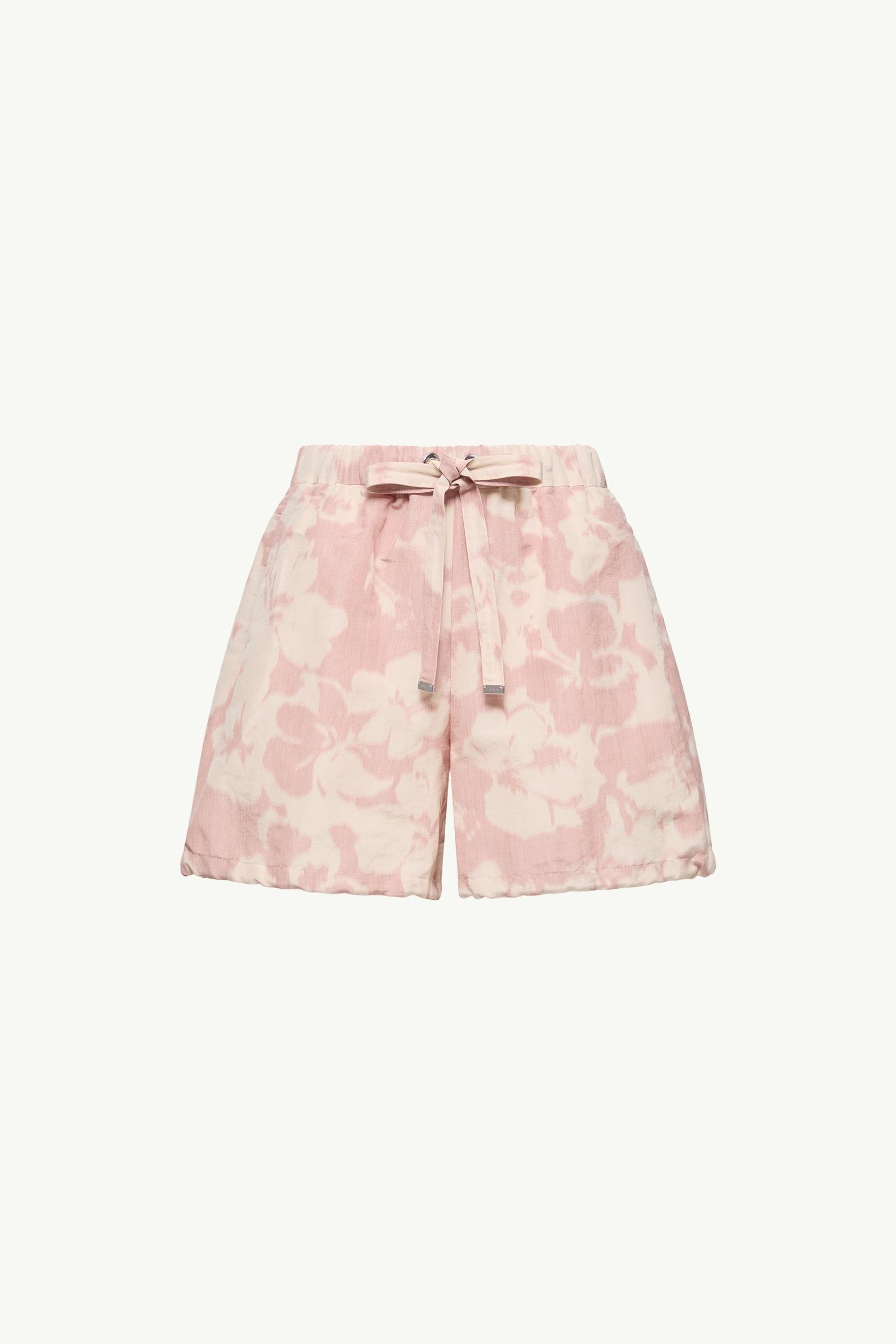 Floral Print Chiné Shorts Women White & Pink Moncler, 1 of 0