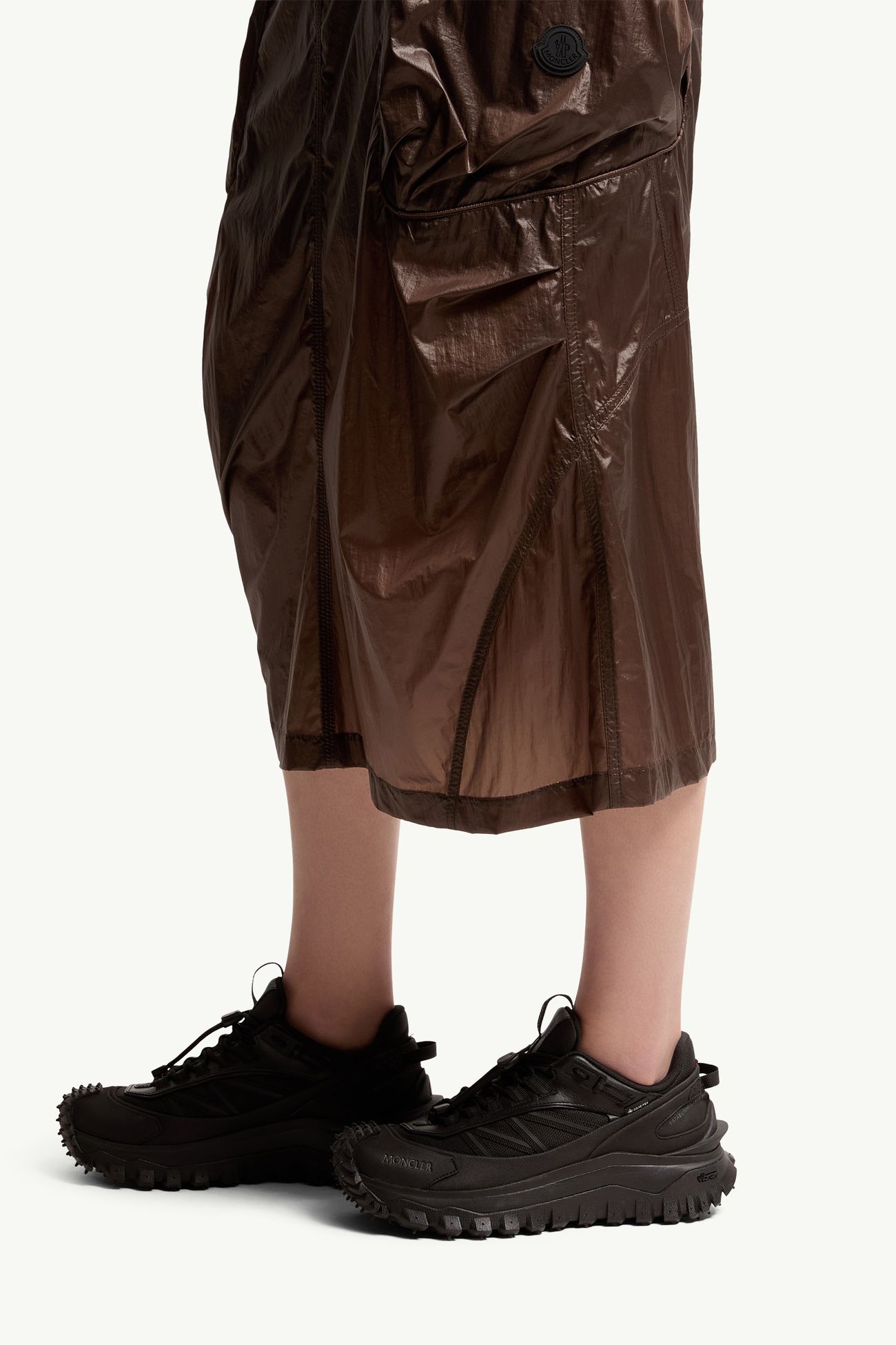 Cargo Midi Skirt Women Brown Moncler 1