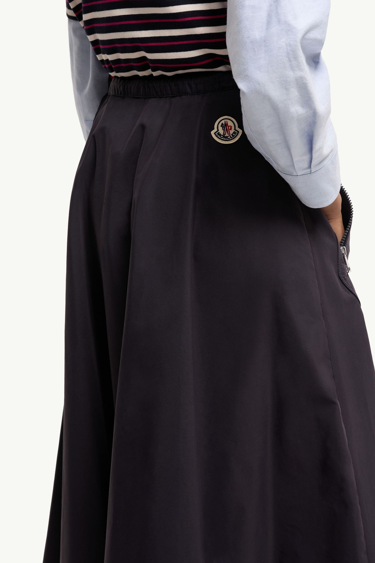 Falda midi Mujer Azul marino Moncler 5