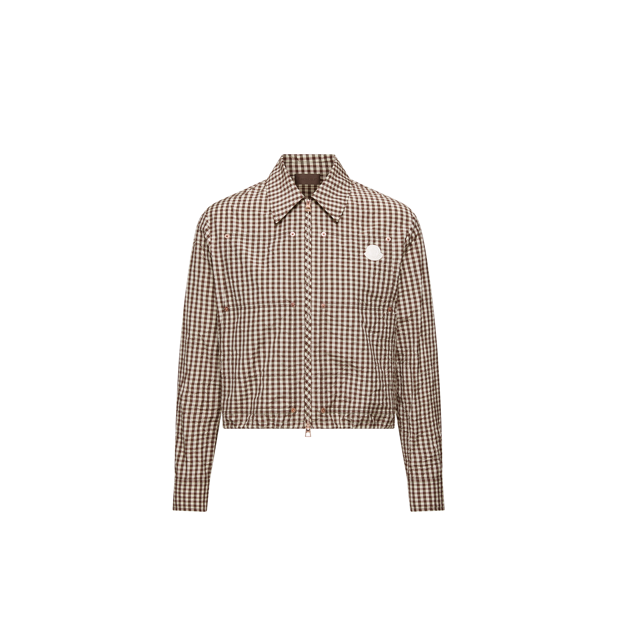 Moncler   Vichy Cotton Blend Shirt for Women, Size: 44