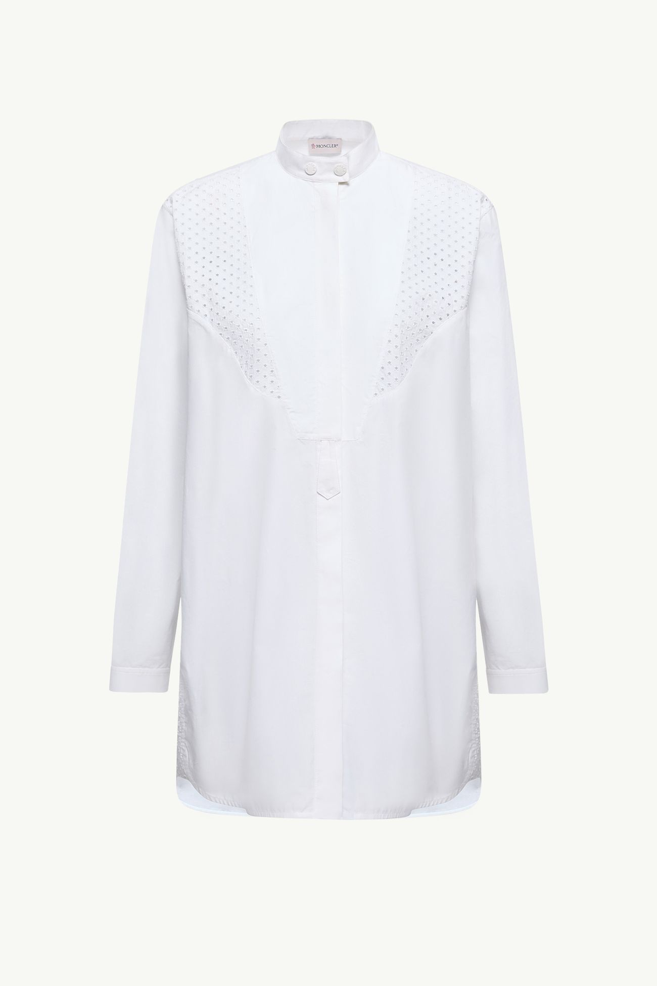San Gallo Cotton Poplin Shirt Women White Moncler 2