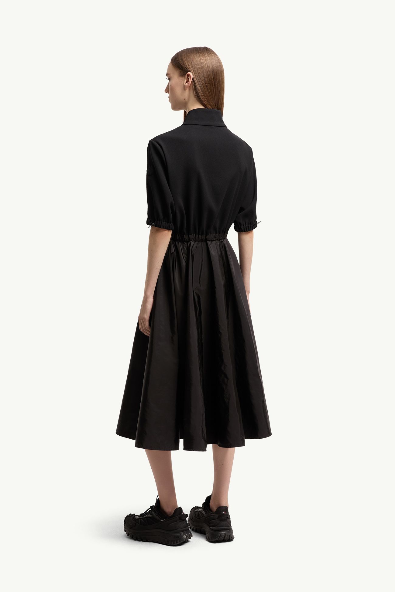 Midikleid Damen Schwarz Moncler 4