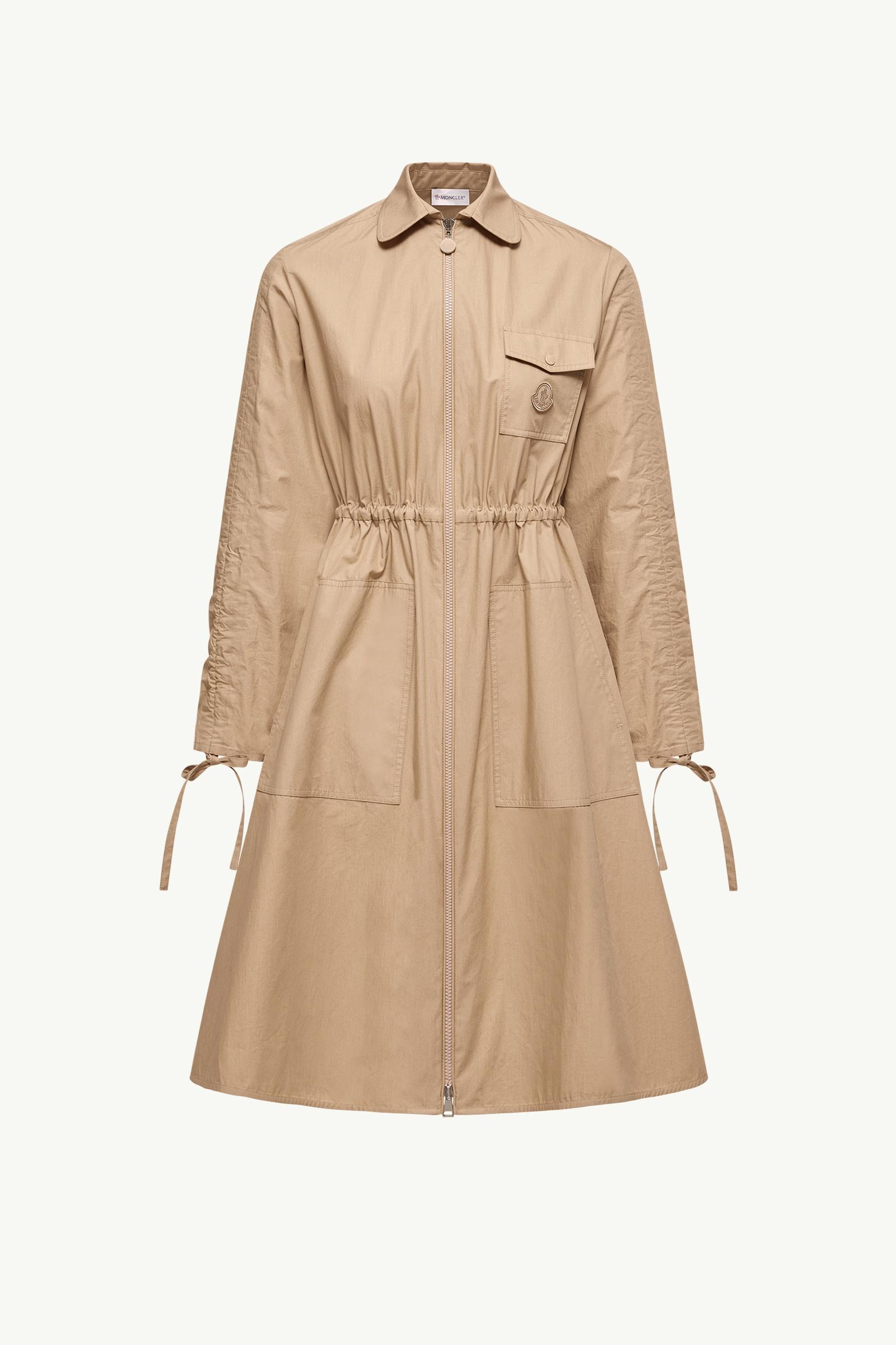 Cotton Poplin Shirt Dress Women Beige Moncler, 1 of 0