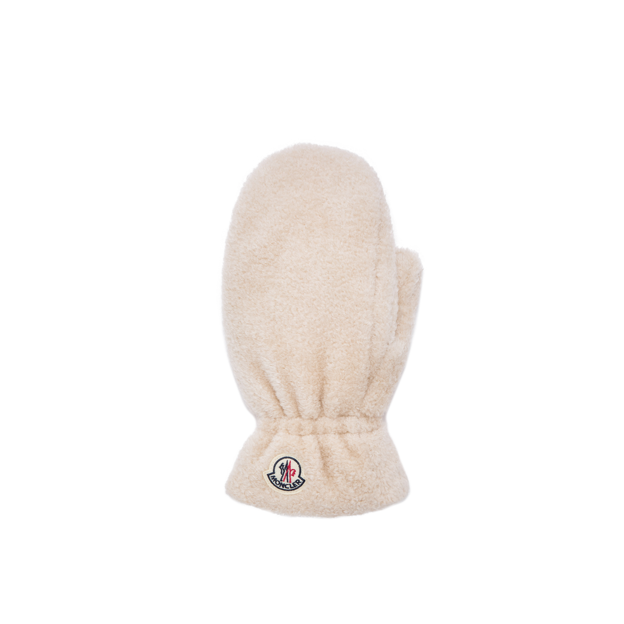 Moncler   Teddy Mittens for Women in White, Size: M