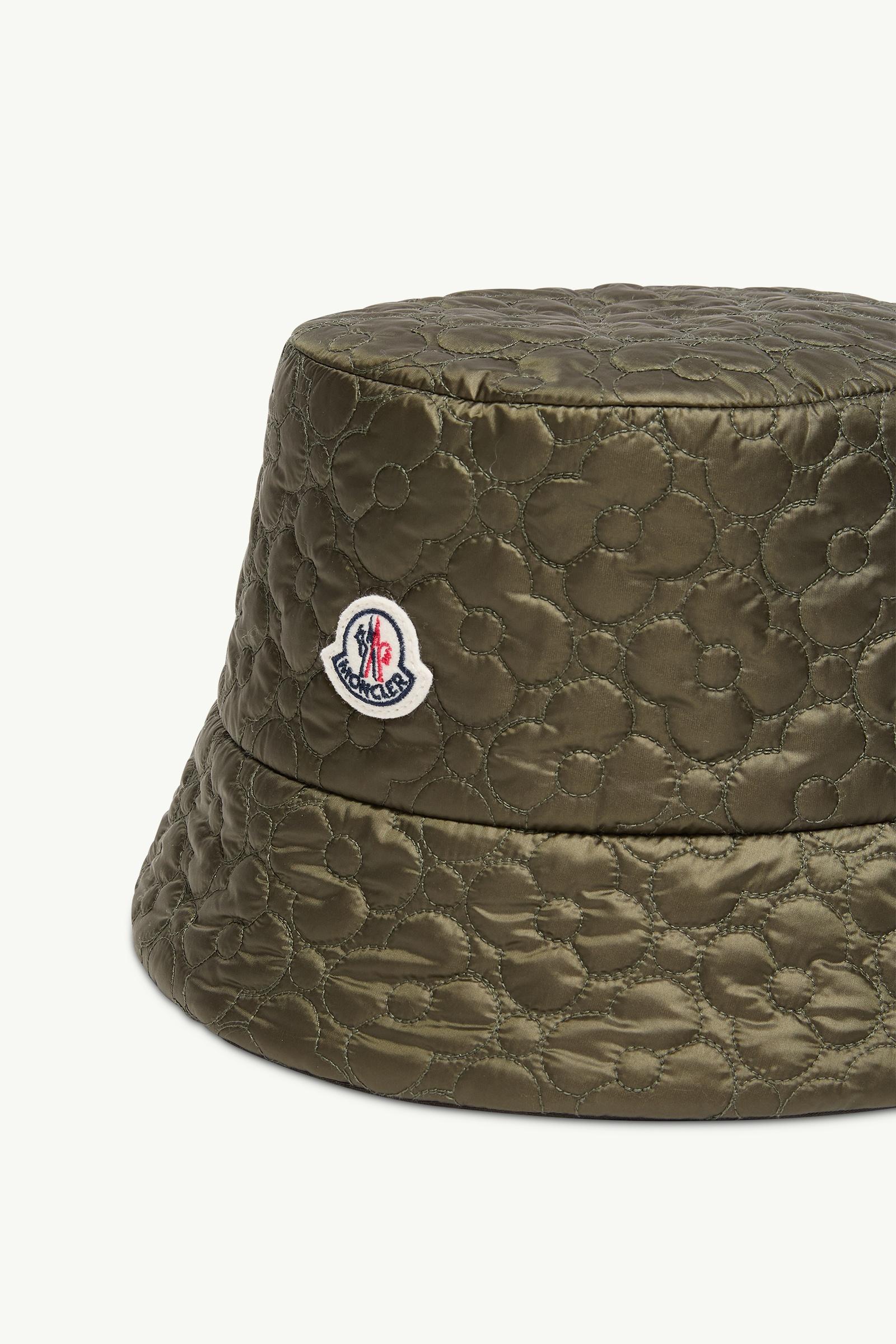 Olive Green Reversible Padded Bucket Hat - Hats & Beanies for