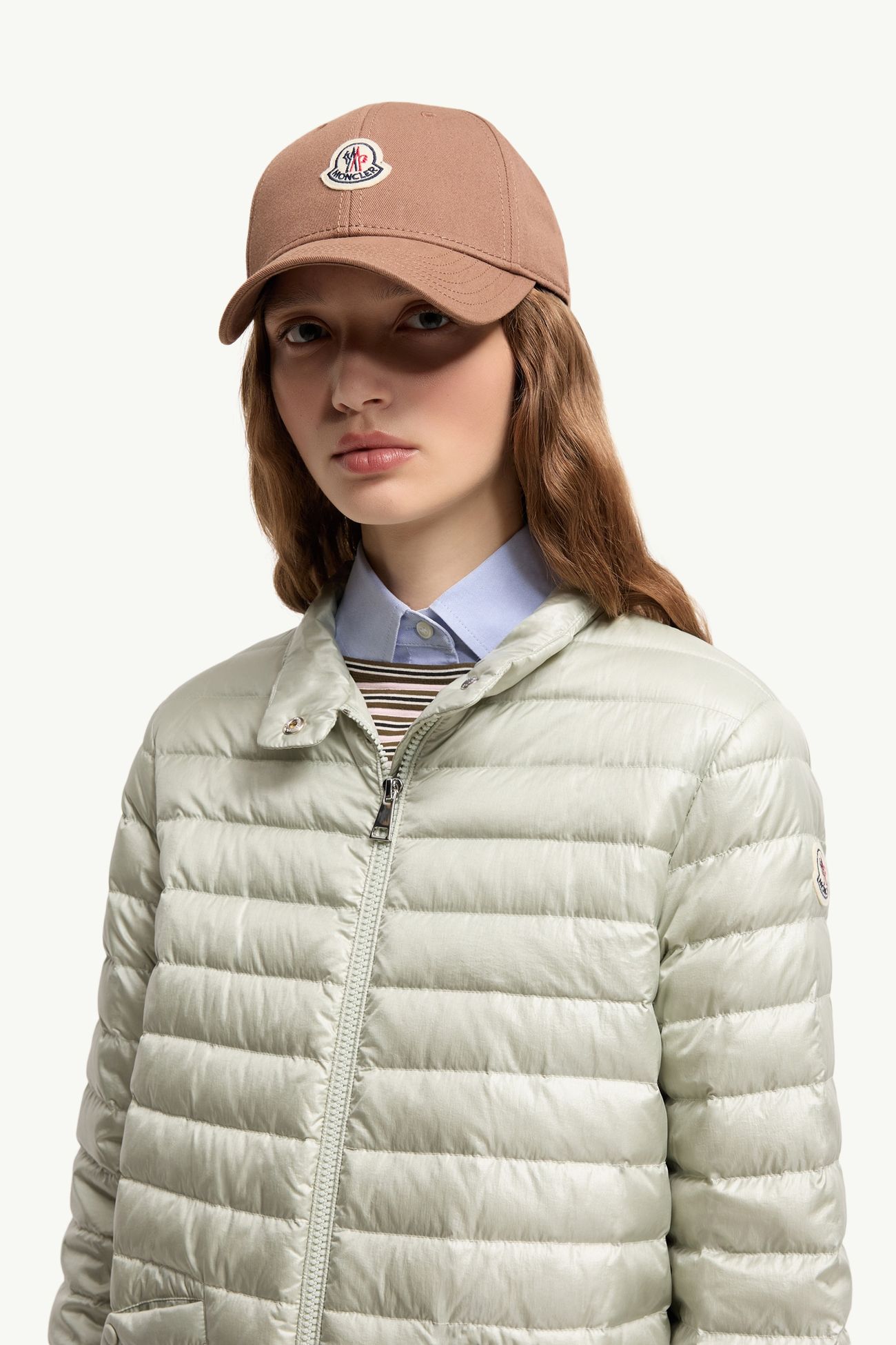 Casquette en gabardine Femmes Marron Moncler 1