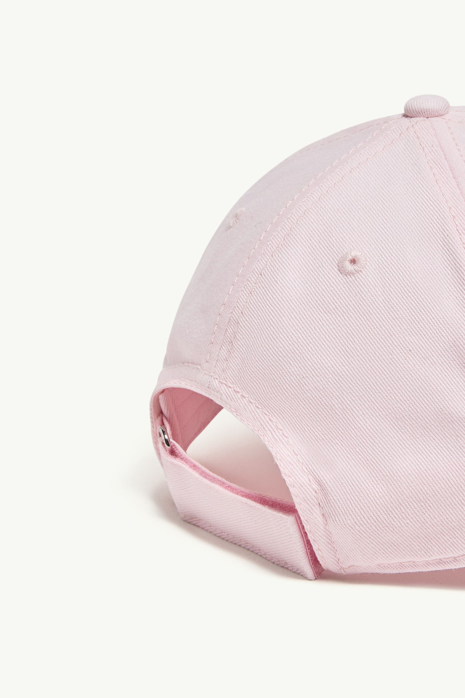 Light Pink Gabardine Baseball Cap - Hats & Beanies for Women