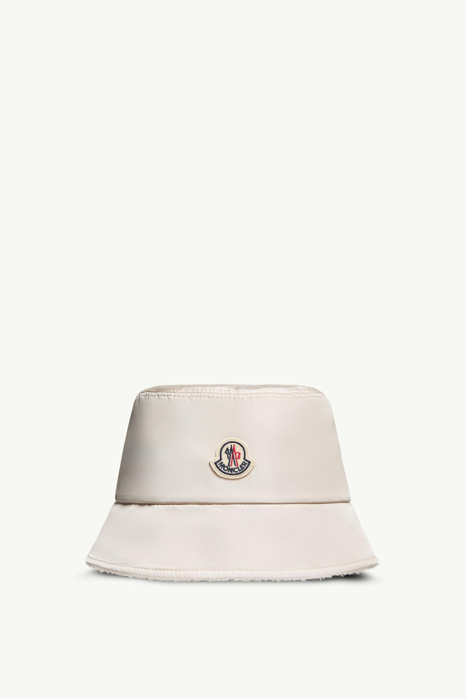 White Ivory Teddy Bucket Hat - Hats & Beanies for Women | Moncler US