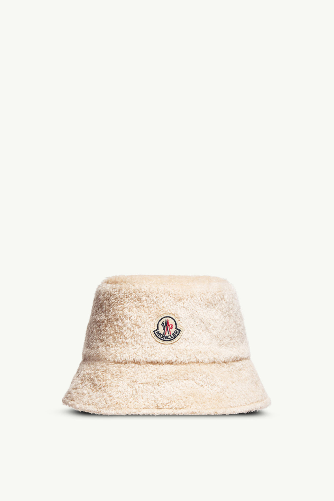 Gorro de pescador con efecto peluche Mujer Blanco Marfil Moncler 0