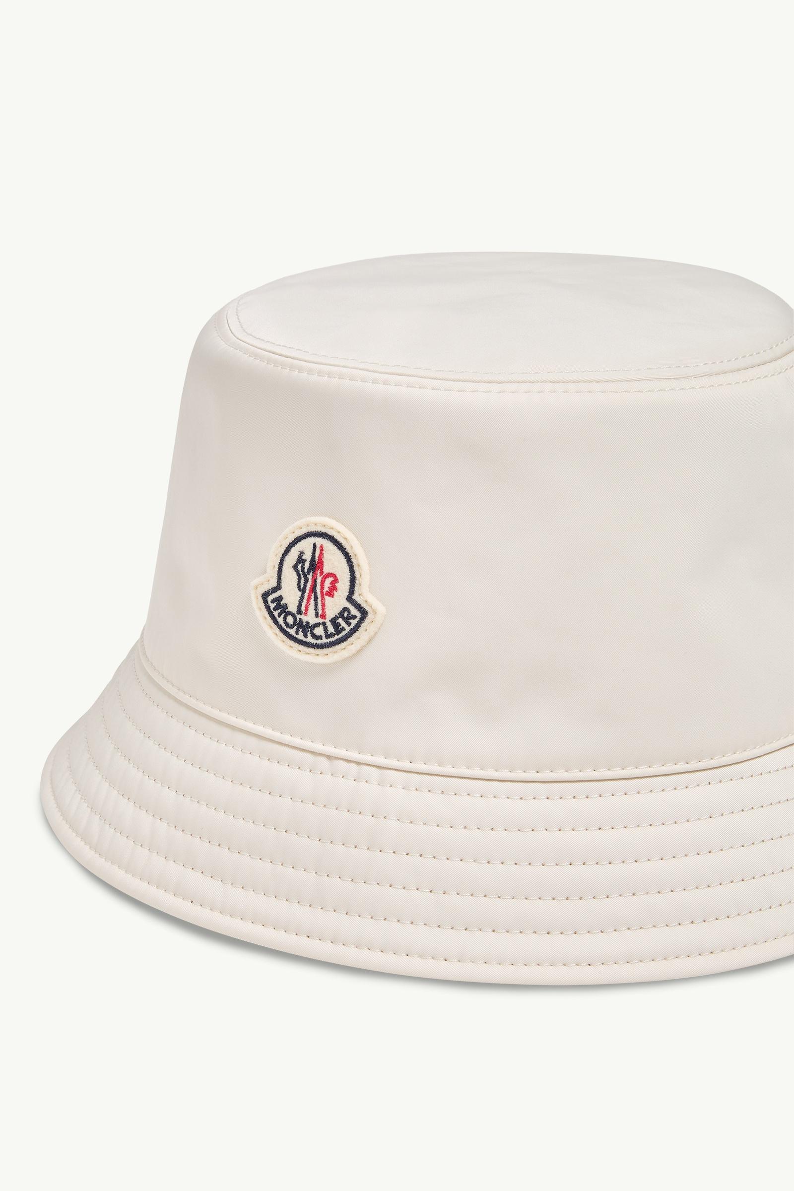 MONCLER バケットハット ホワイト White Reversible Bucket Hat - Hats & Beanies for Women | Moncler US