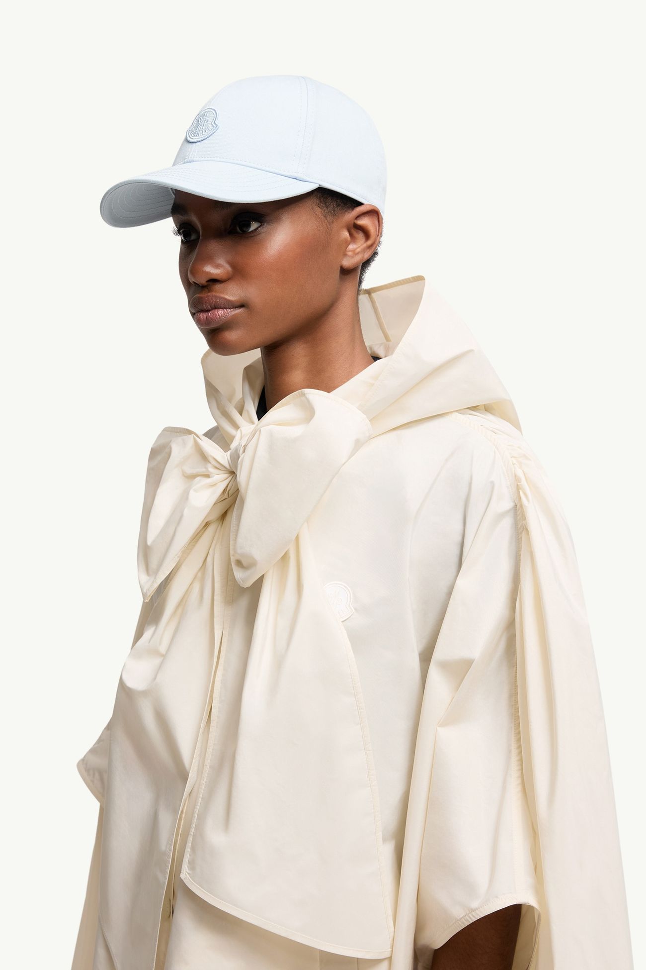 Casquette en gabardine Femmes Bleu clair Moncler 1