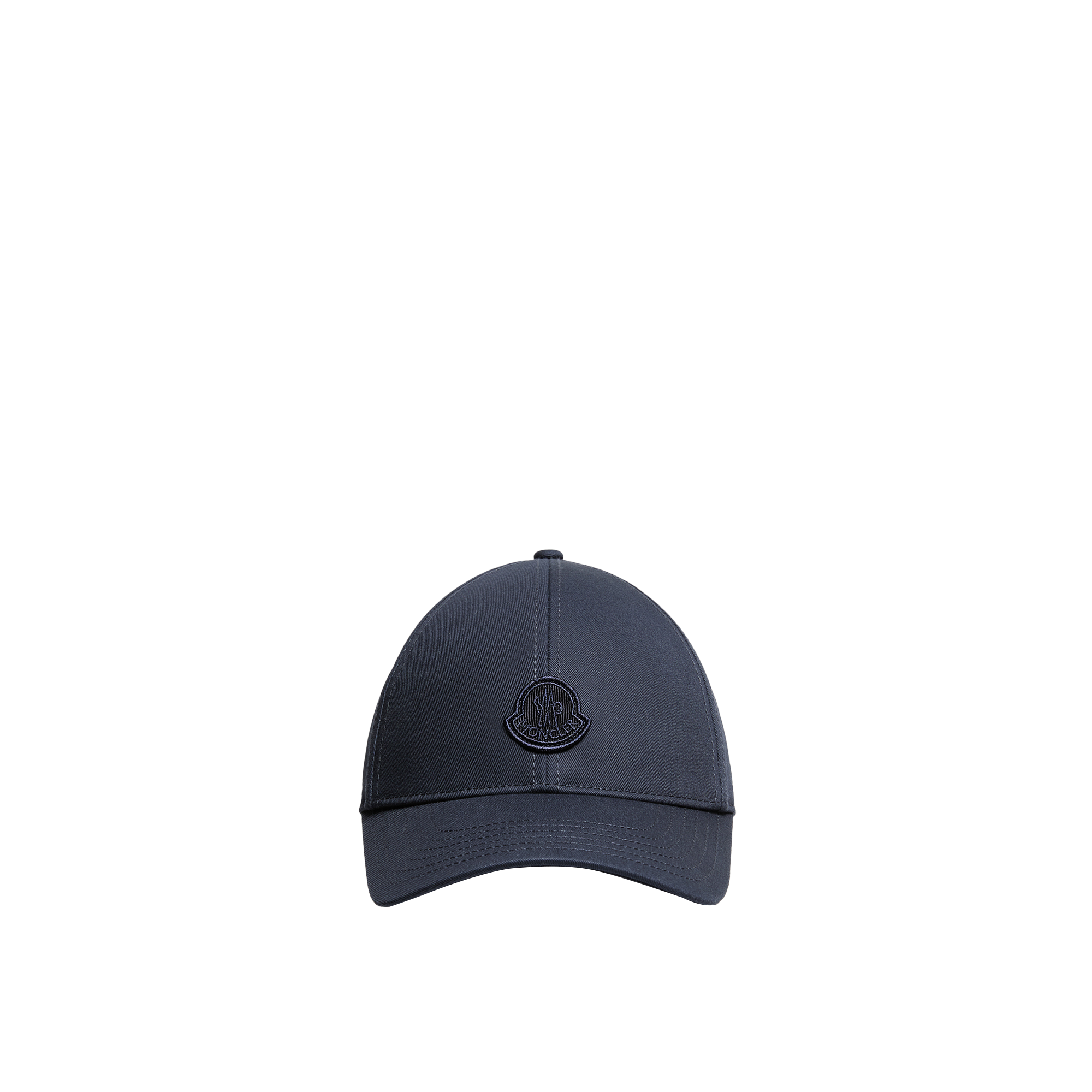 Moncler   Gabardine Baseball Cap for Women in Blue, Size: One Size