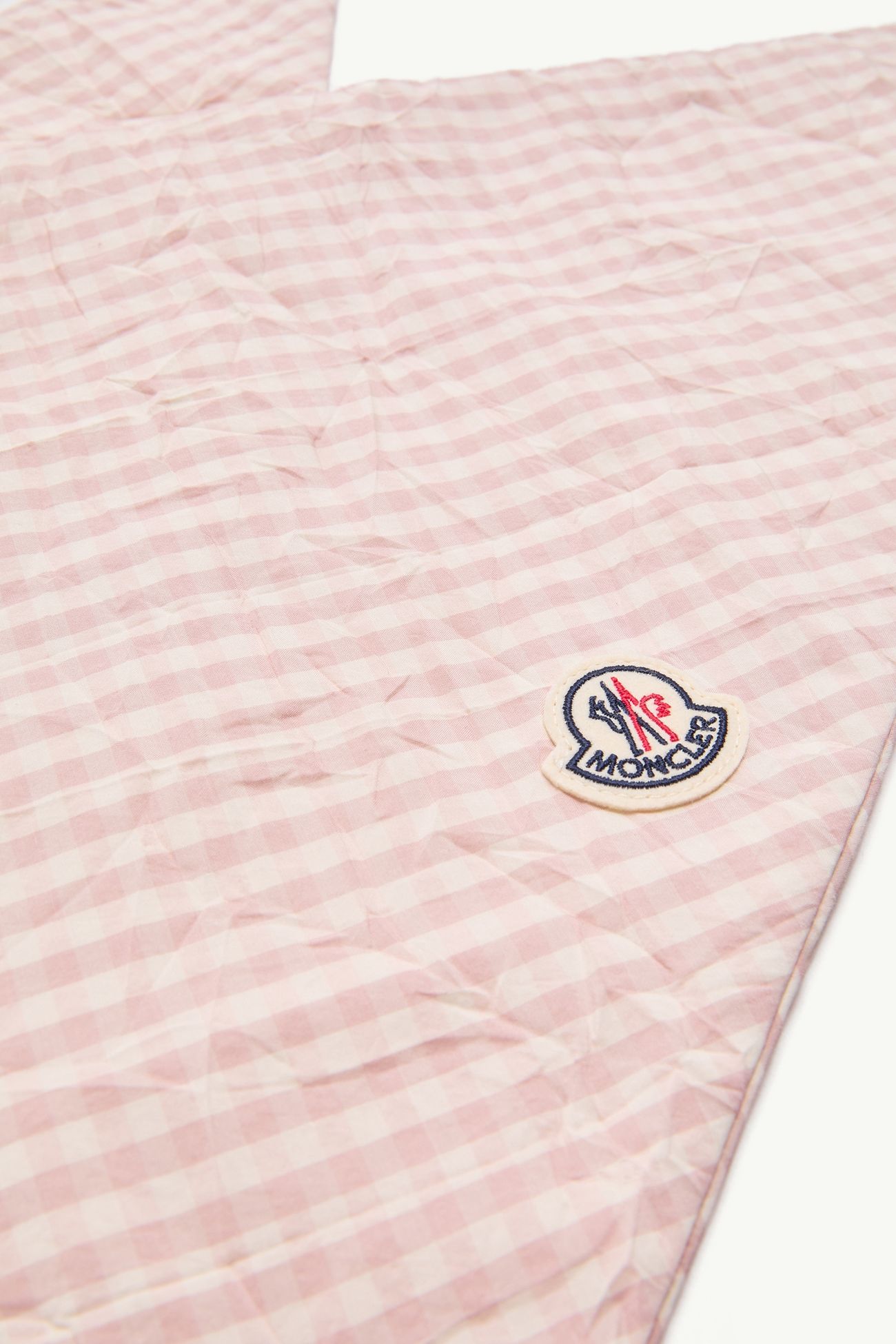 Wattierter Schal aus Vichy-Baumwollmischung Damen Hellpink Moncler 3