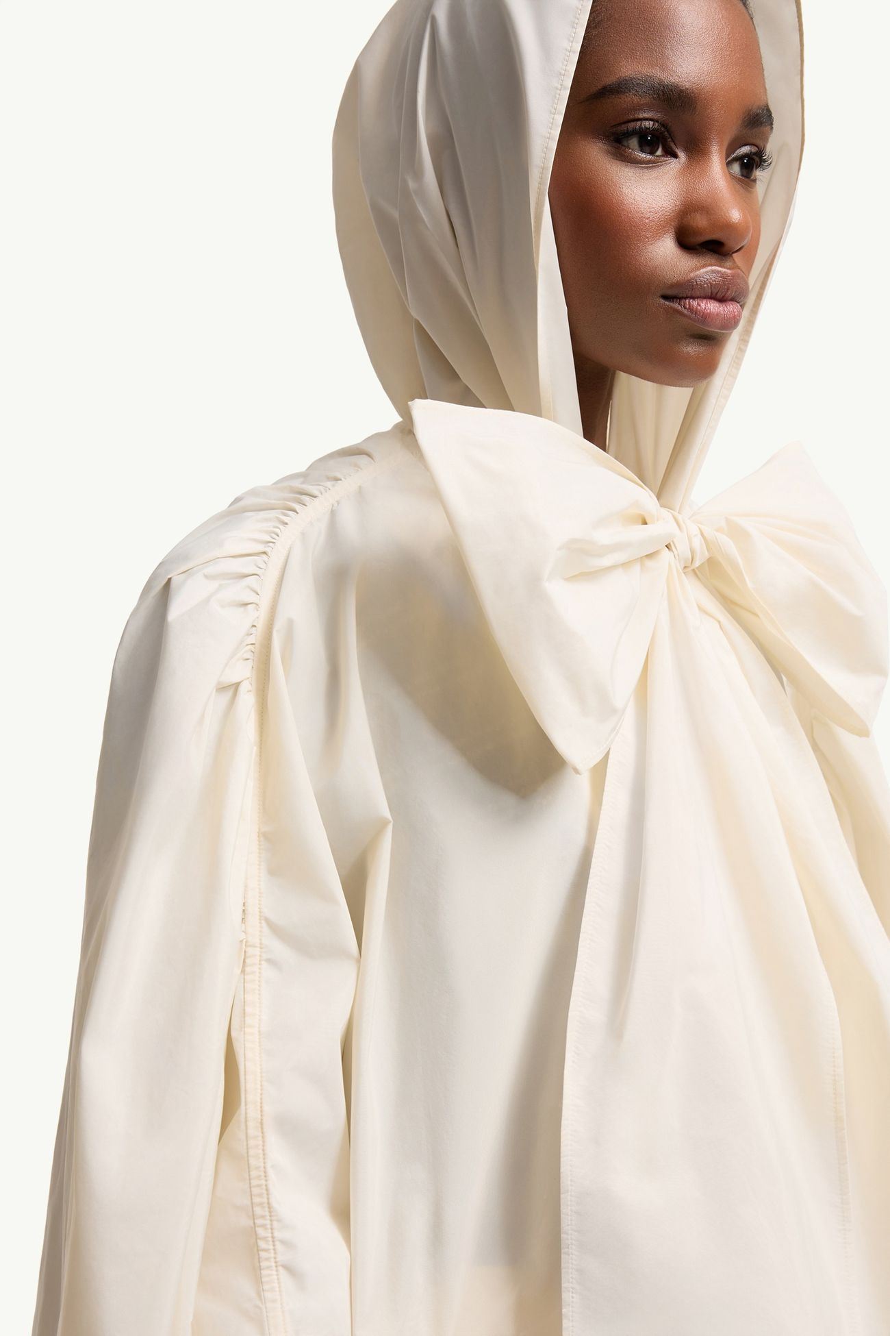 Cape en taffetas léger Femmes Blanc Moncler 6