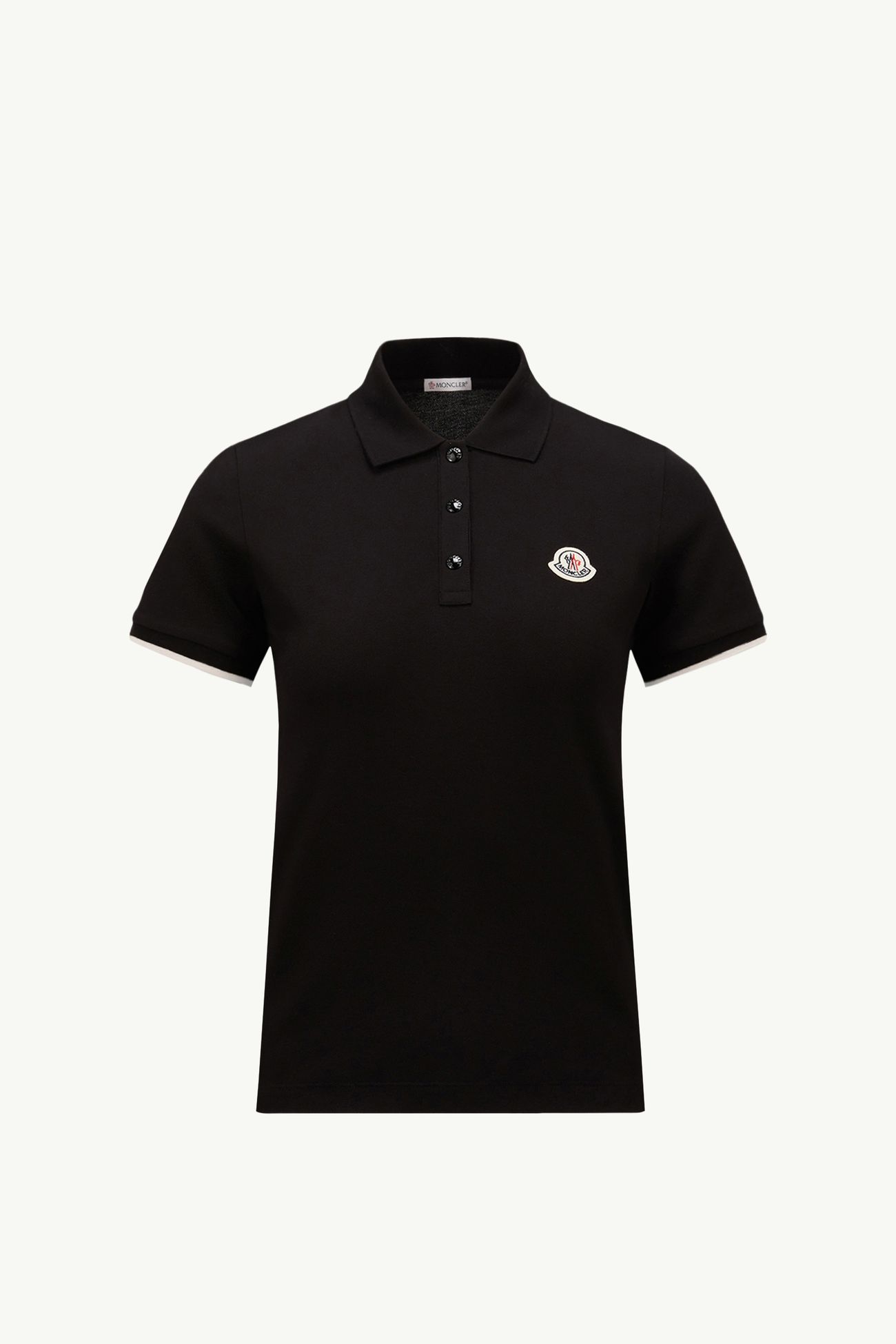 ブラック ポロシャツ : トップ＆Tシャツ 向けの レディース | モンクレール