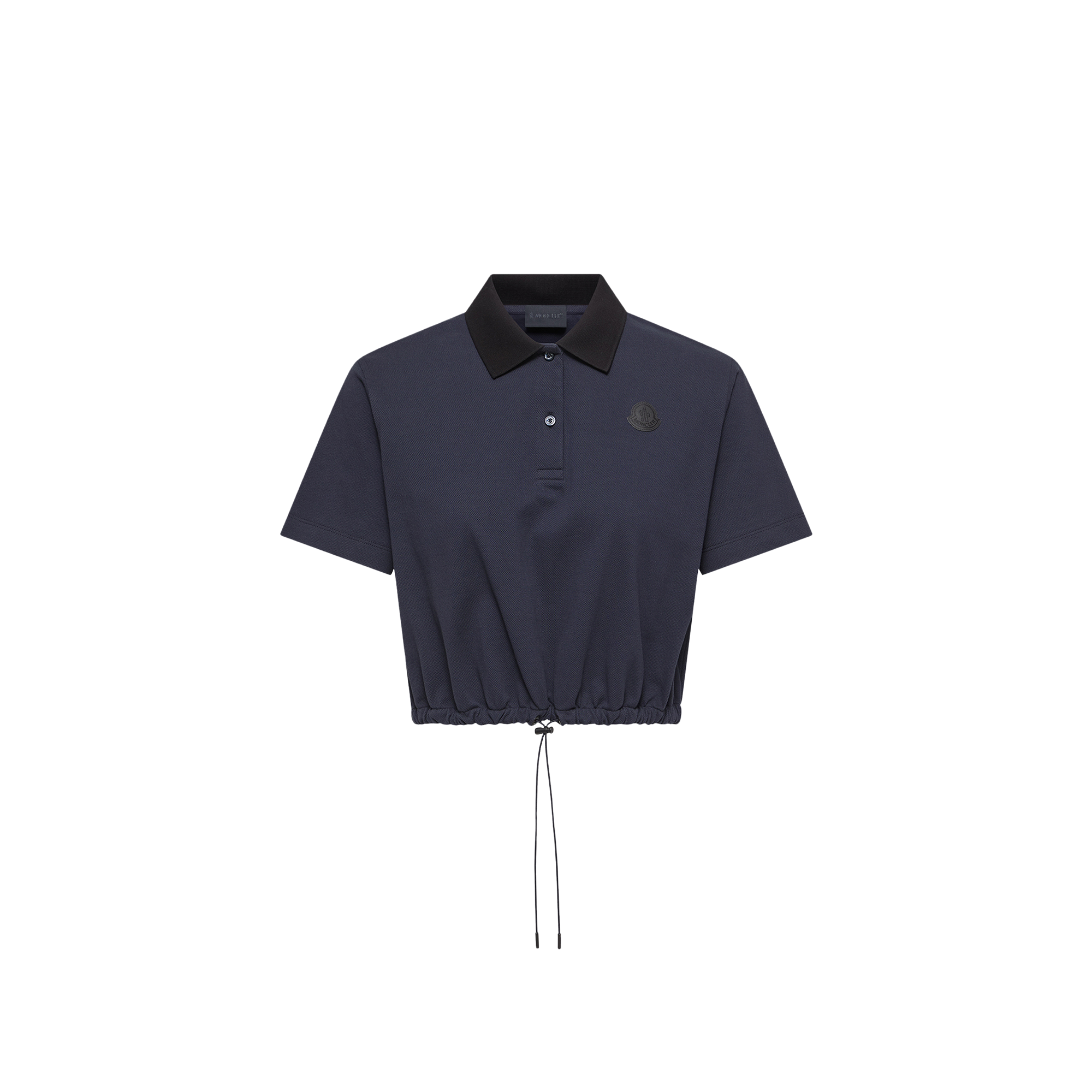 Moncler   Cropped Cotton Piquet Polo Shirt Women da Size: M