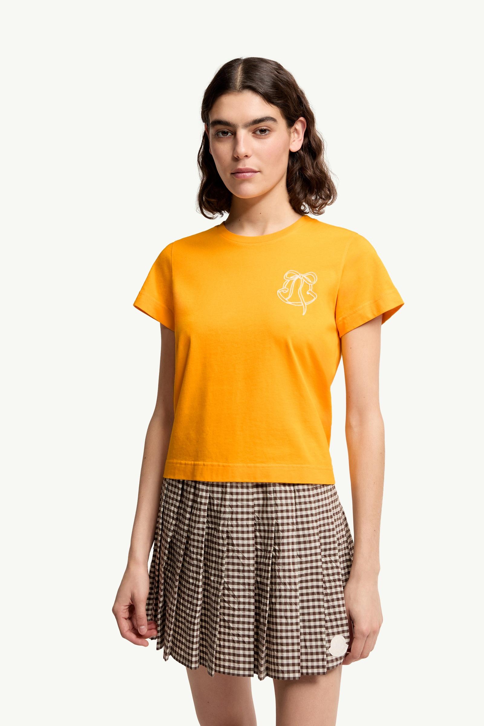 イエロー Tシャツ : トップ＆Tシャツ 向けの レディース | モンクレール