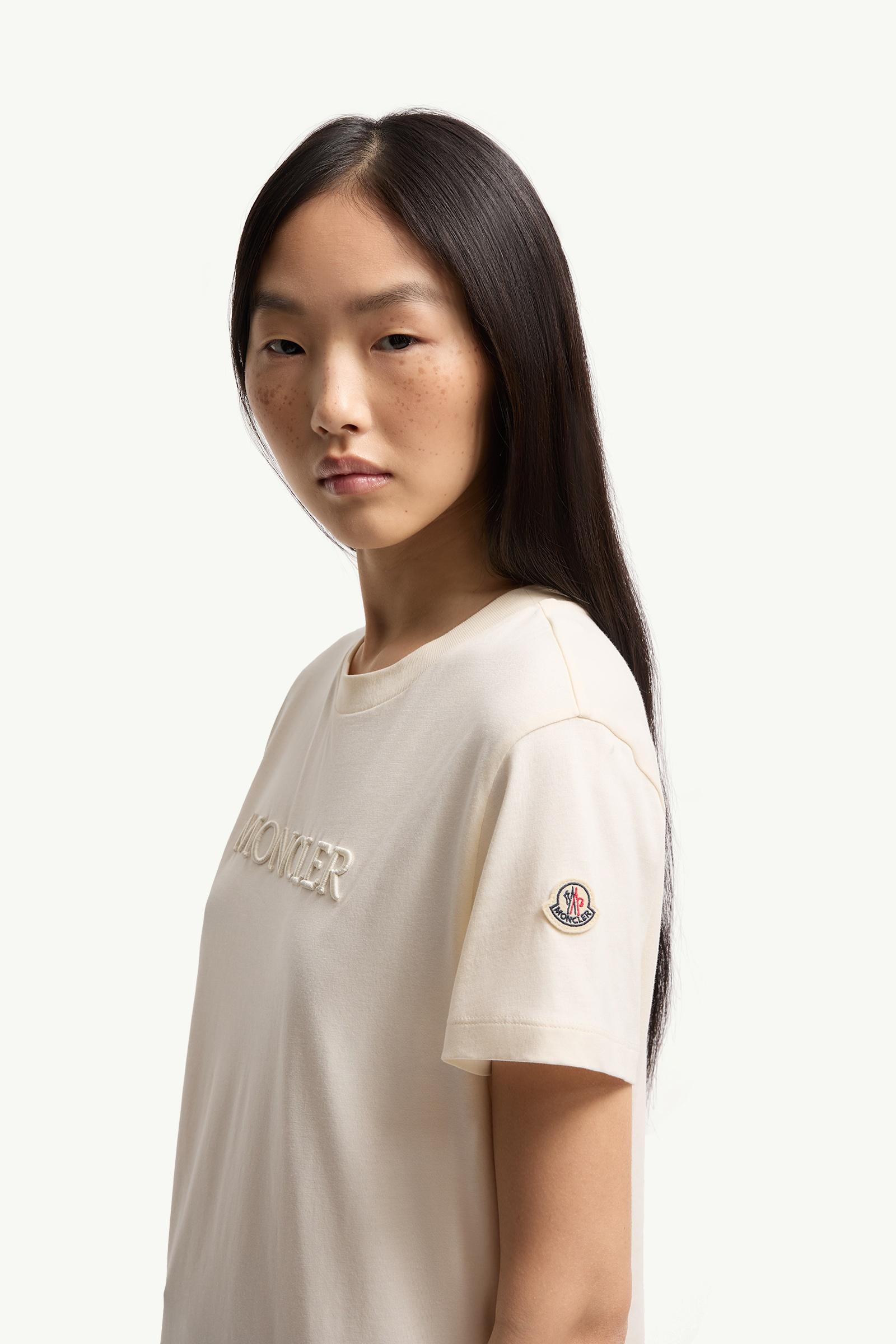 モンクレール] MONCLER モンクレール 白 ホワイト Tシャツ トップス 服 