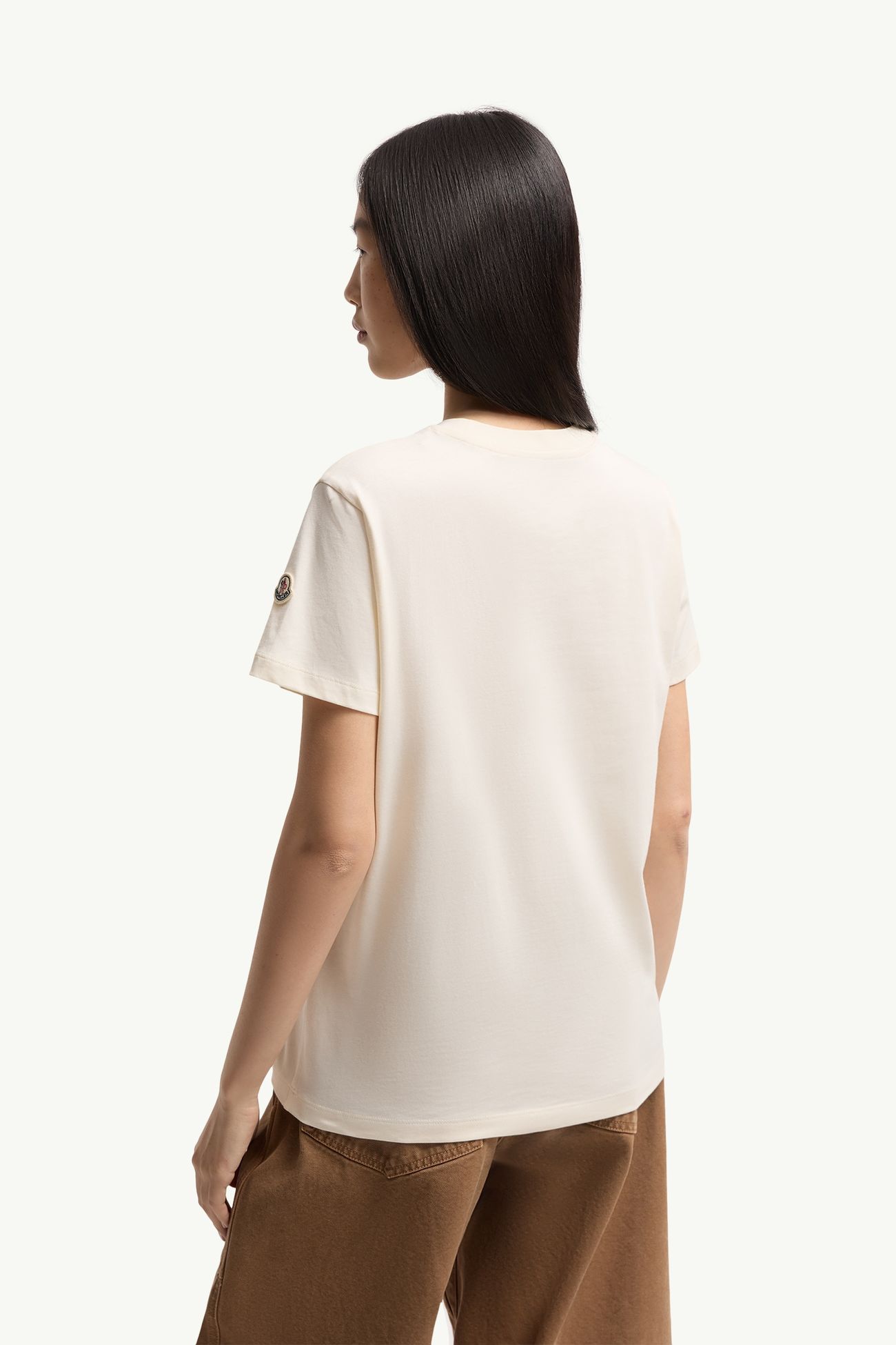 ホワイトアイボリー Tシャツ : トップ＆Tシャツ 向けの レディース 