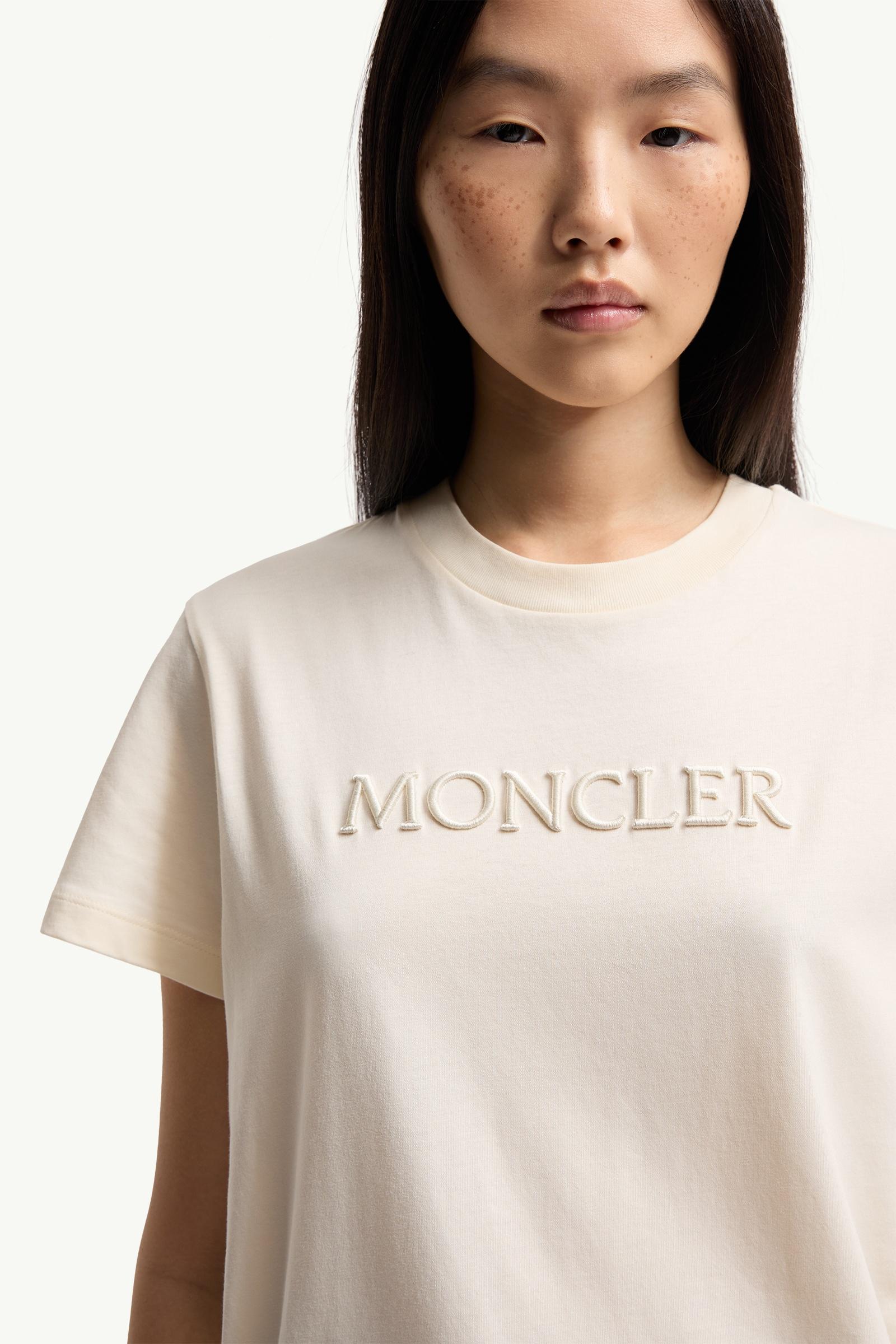 メル様専用‼️モンクレール ホワイト Tシャツ XS ロゴ刺繍 シンプル