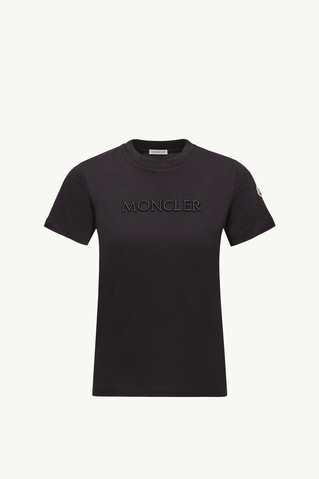 ブラック Tシャツ : トップ＆Tシャツ 向けの レディース | モンクレール