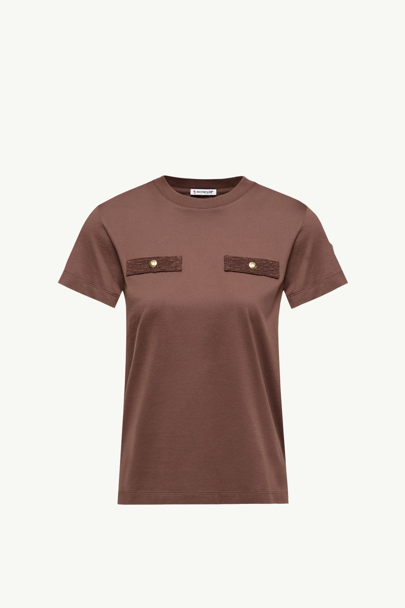 ブラウン Tシャツ : トップ＆Tシャツ 向けの レディース | モンクレール