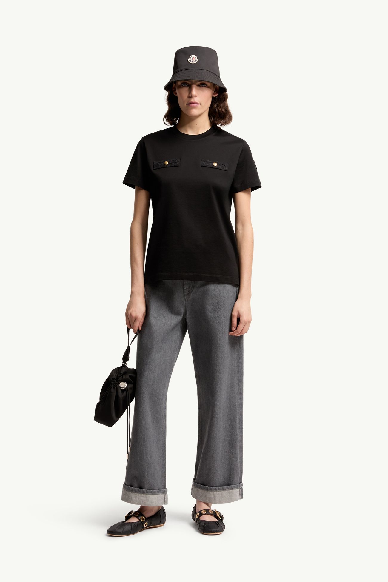 Tシャツ レディース ブラック Moncler 0