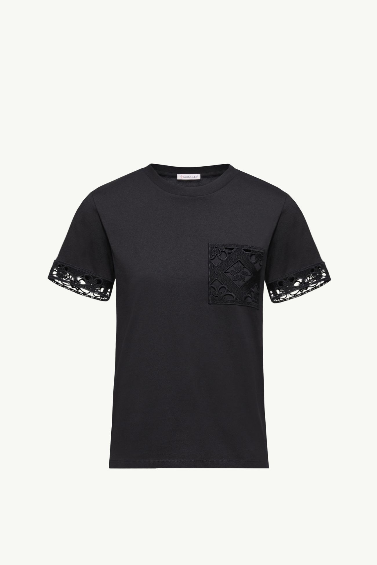 ブラック Tシャツ : トップ＆Tシャツ 向けの レディース | モンクレール