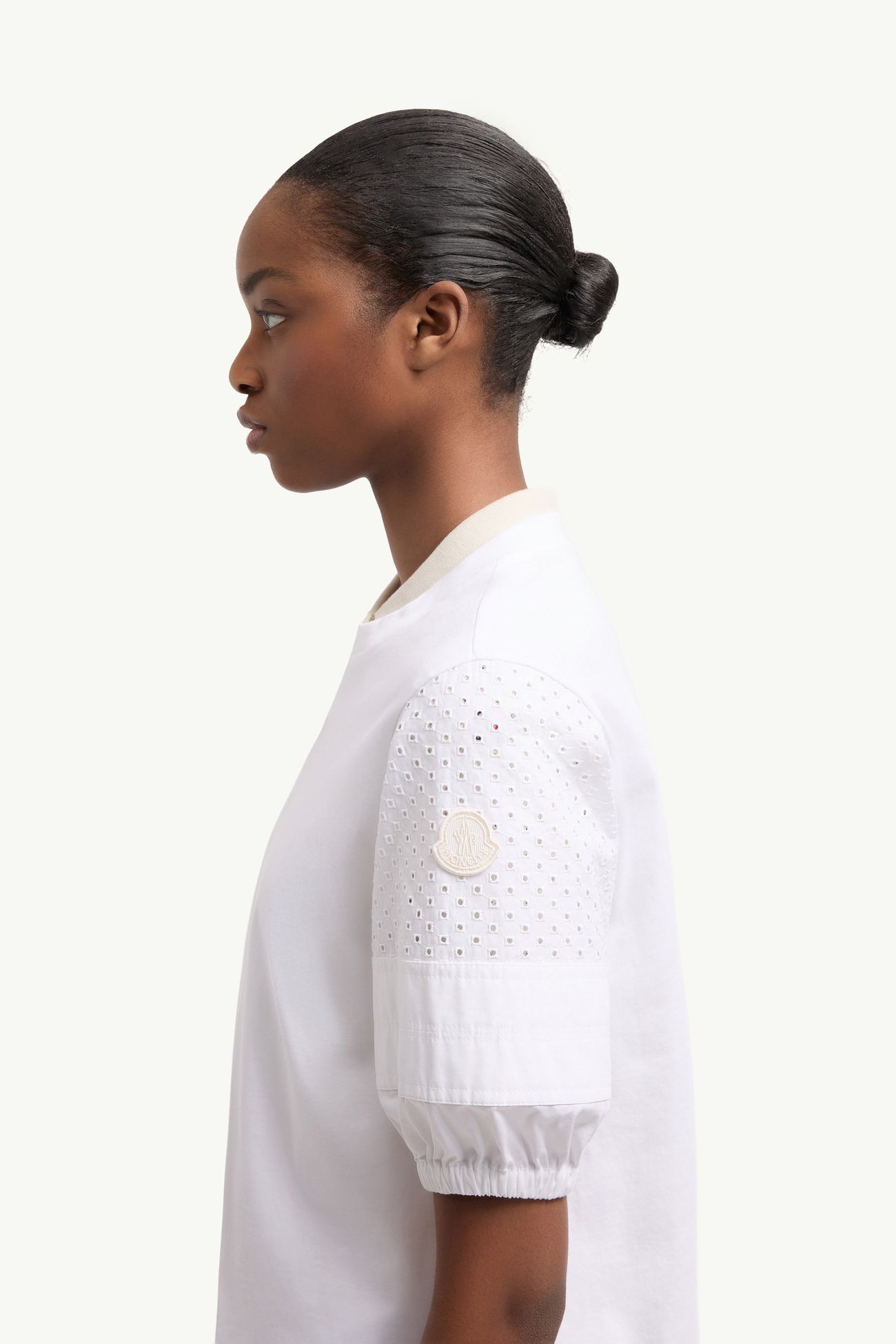 Cotton Jersey San Gallo T-Shirt Women White Moncler 1