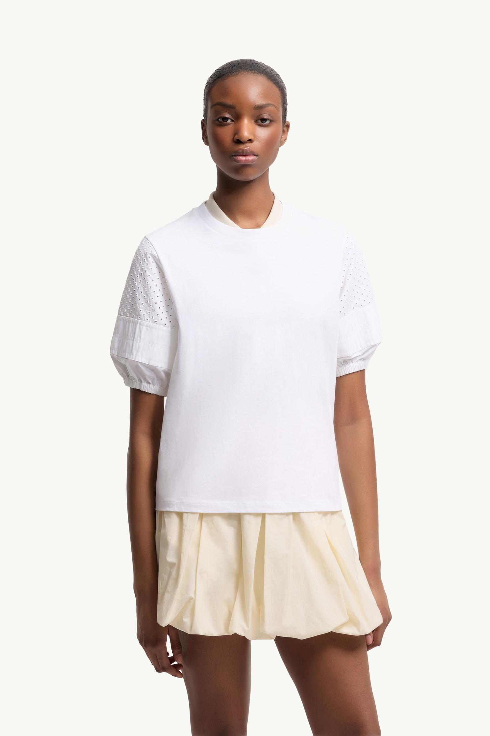 ホワイト Tシャツ : トップ＆Tシャツ 向けの レディース | モンクレール