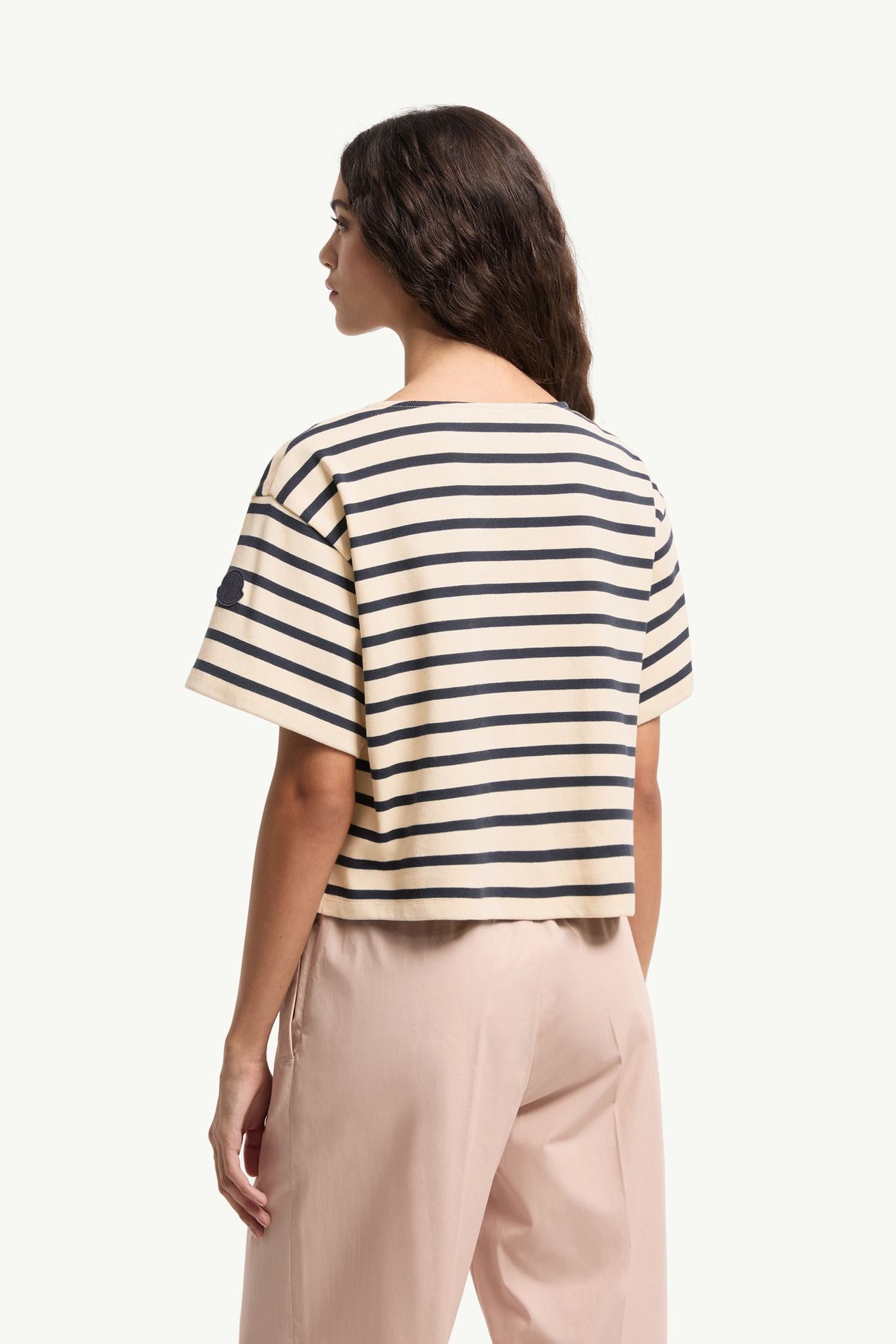 Tシャツ レディース ホワイト&ブルー Moncler 4