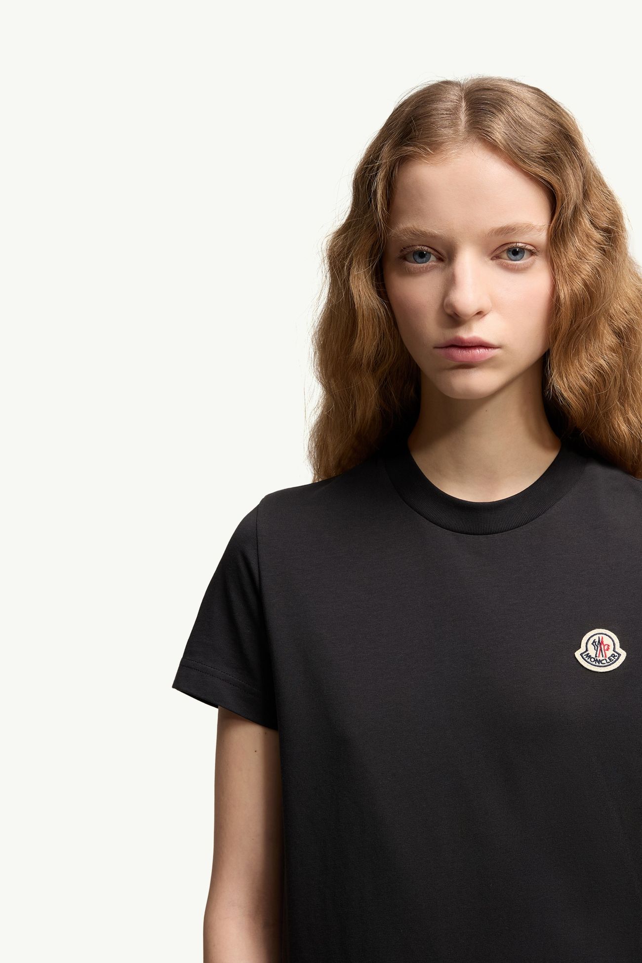 女士标识贴片棉质T恤（三件装） 女士 黑色 & 白色 & 粉色 Moncler 5