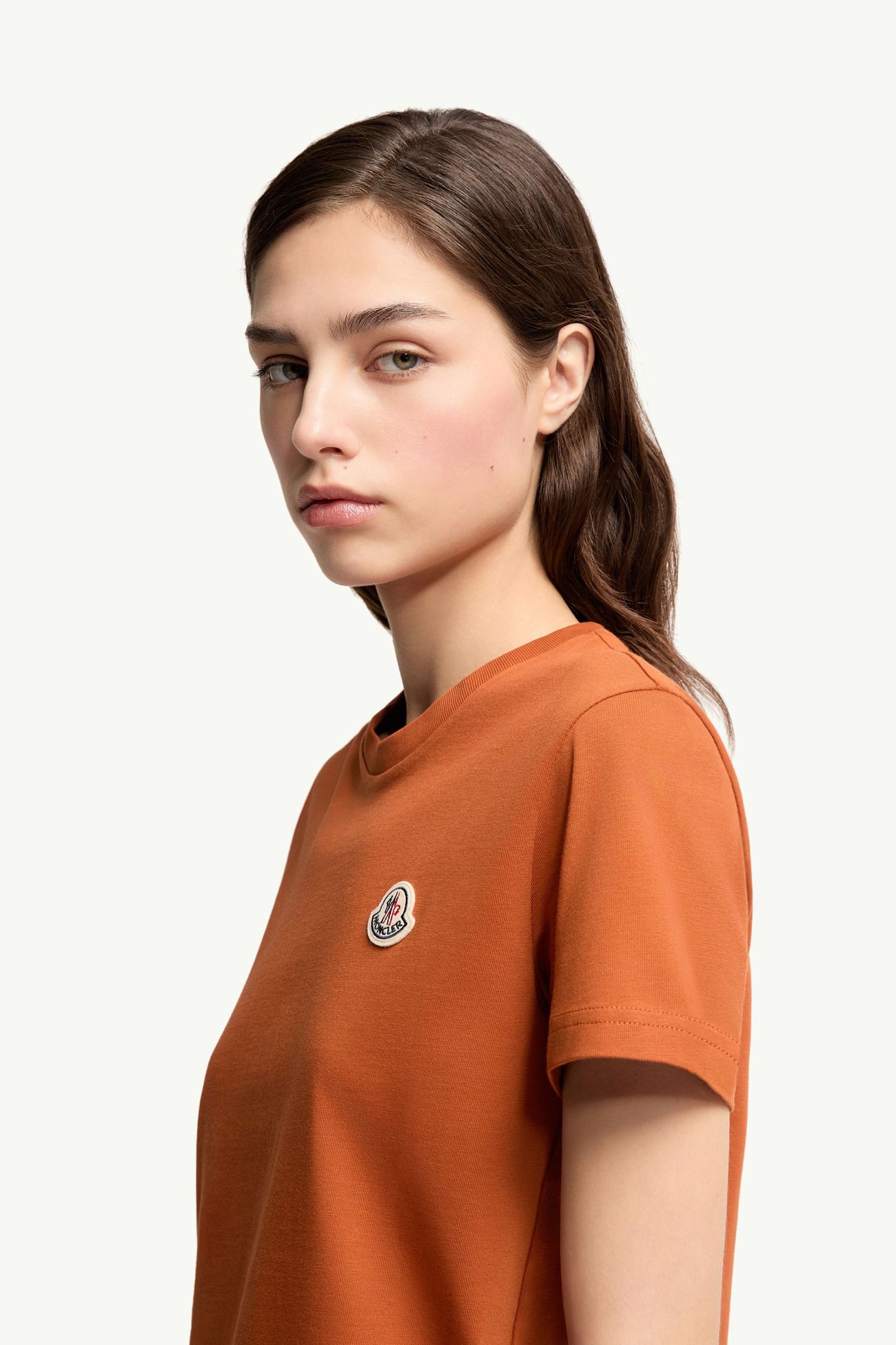 Tシャツ（3枚入） レディース ホワイト & ブラック & オレンジ Moncler 1