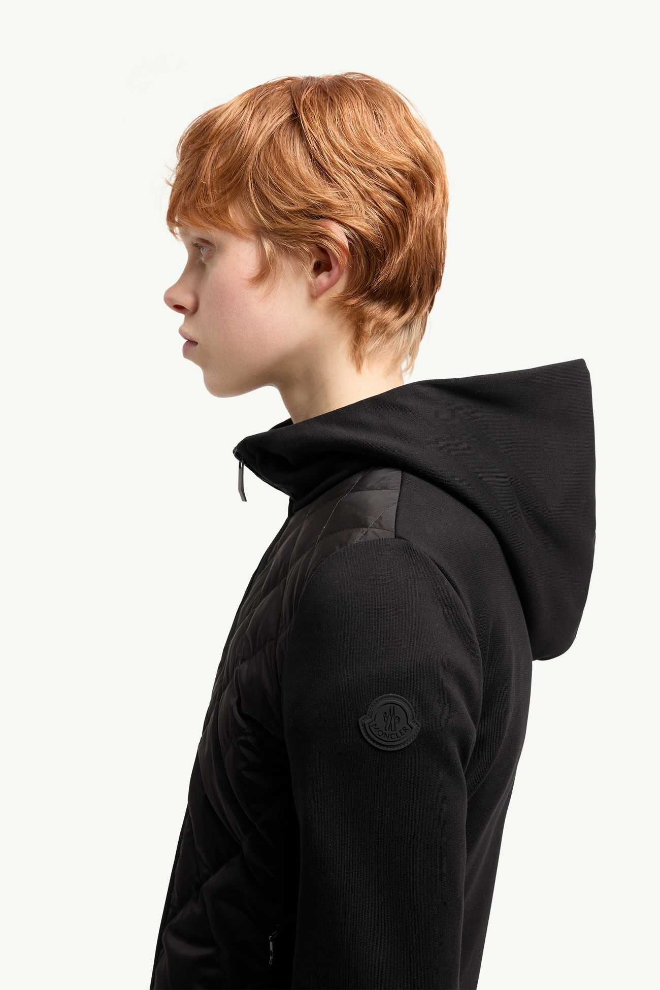 女士棉质加衬拉链连帽卫衣 女士 黑色 Moncler 1