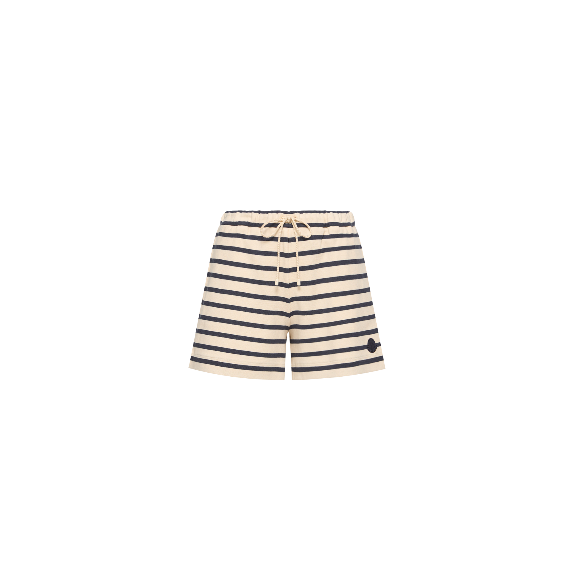 Moncler   Striped Cotton Shorts for Women, Size: Xl