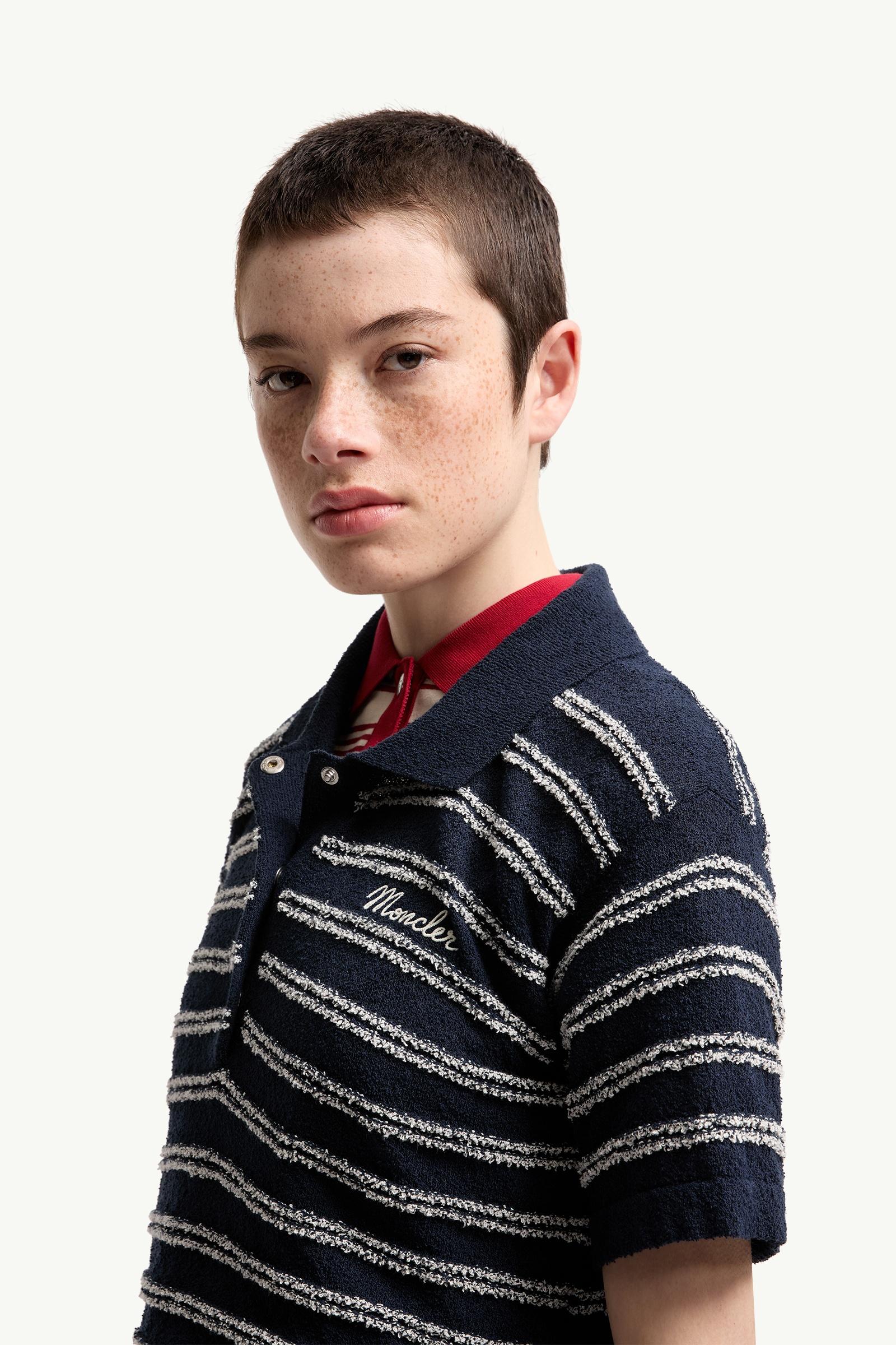 モンクレール　ネイビー　ポロシャツ 中古・古着通販】MONCLER (モンクレール) ポロシャツ ネイビー サイズ