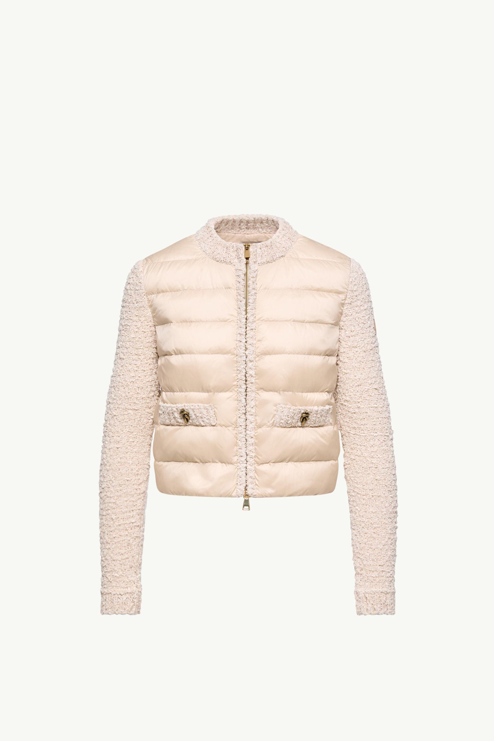 Padded Zip-Up Cardigan Women Light Beige Moncler, 1 of 0