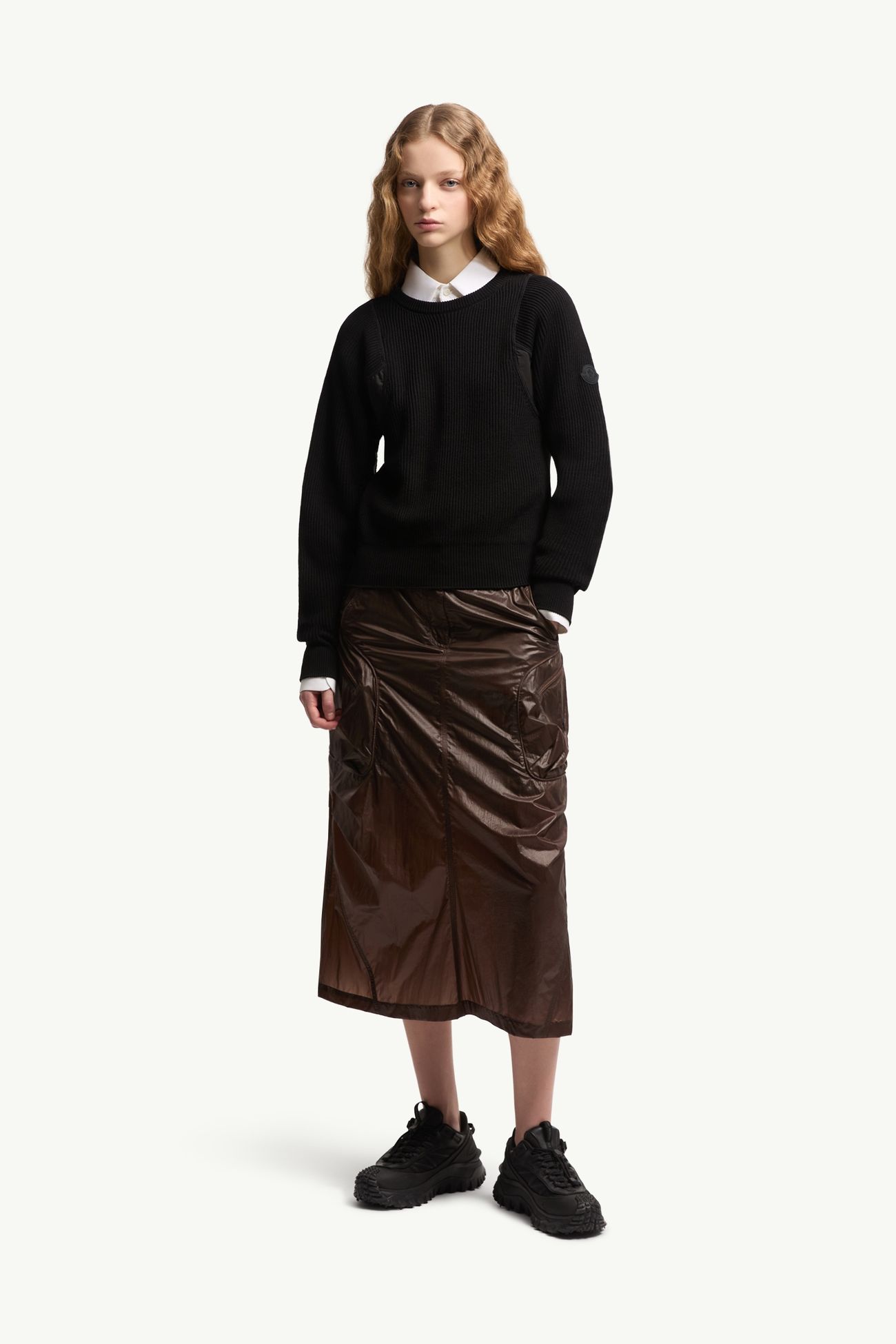 Jersey de algodón Mujer Negro Moncler 0