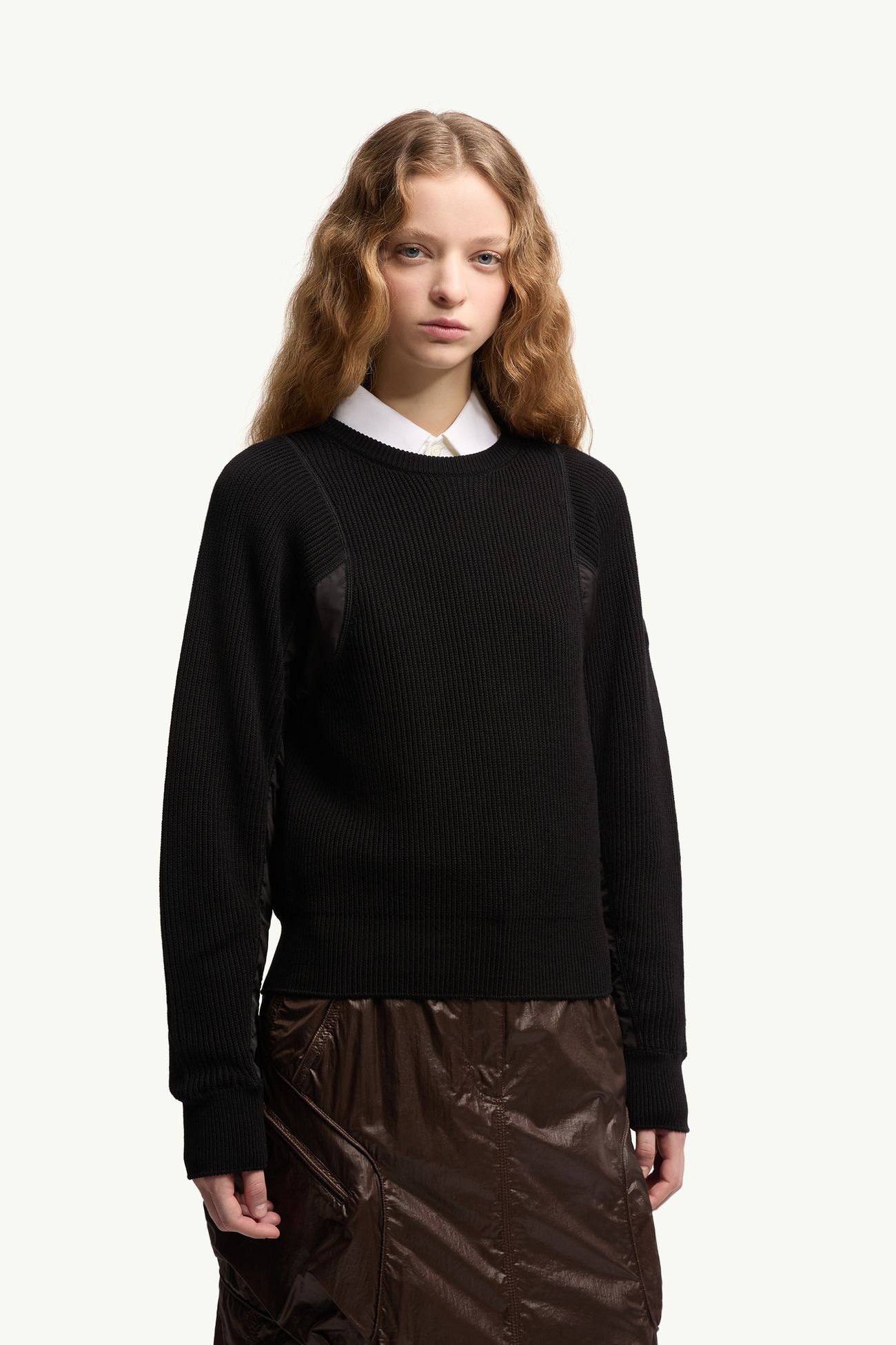 Maglione in cotone Donna Nero Moncler 3