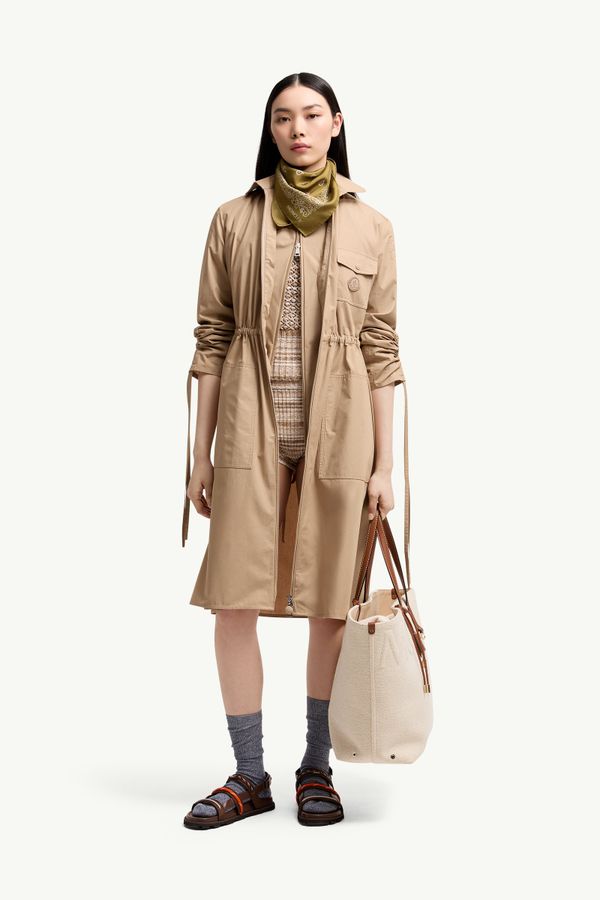 女士迷你条纹短裤 女士 浅米色 Moncler 0