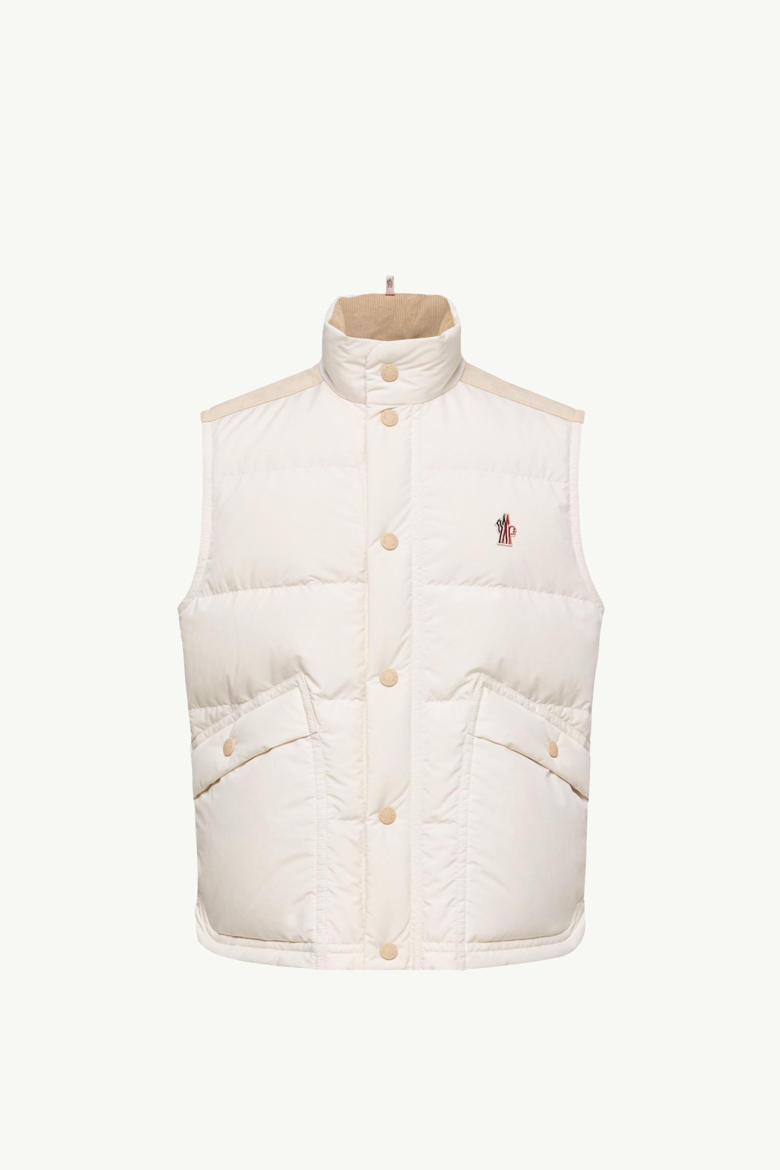 White Scais Down Gilet - Vests for Men | Moncler FI