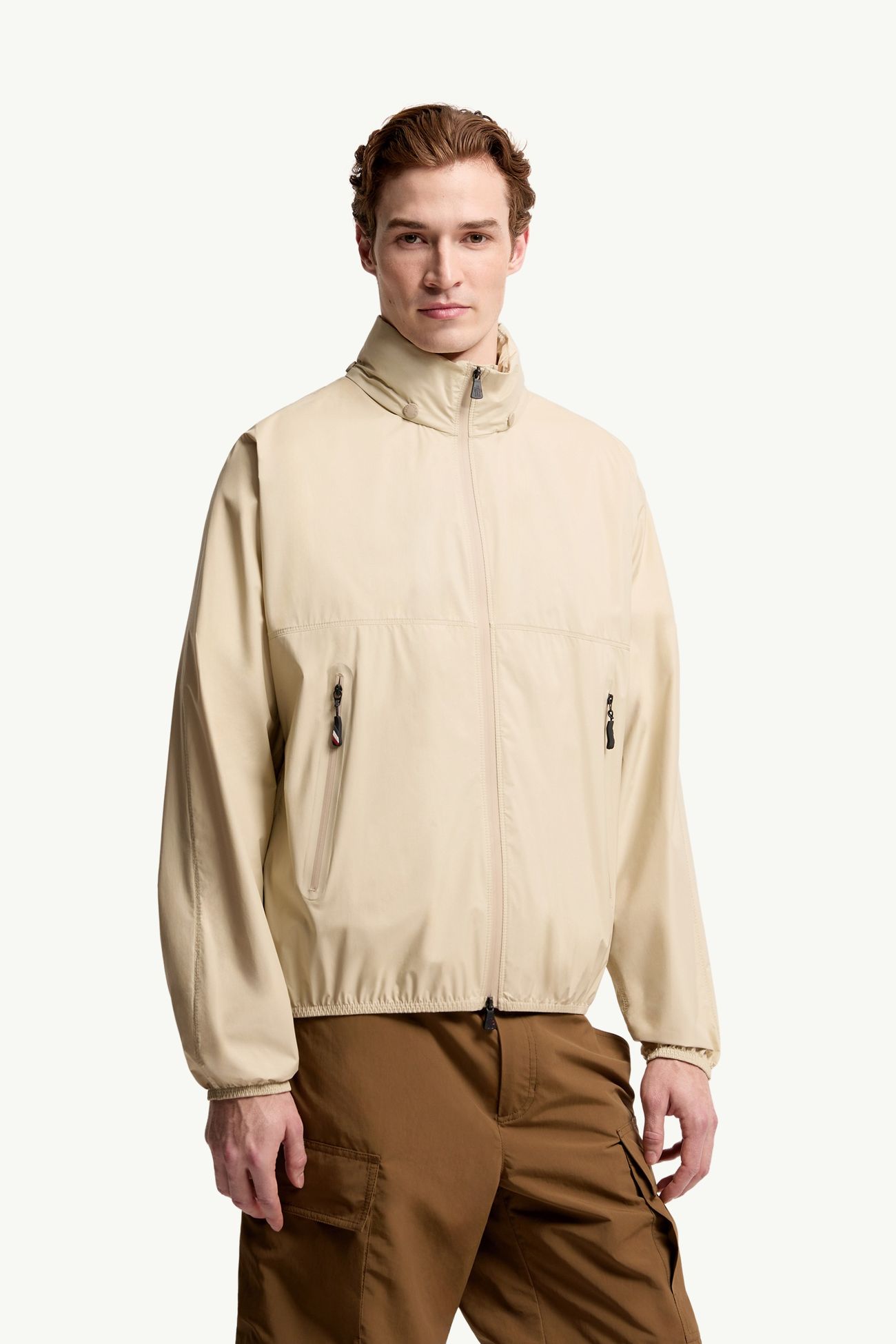 Chaqueta con capucha plegable Moder Hombre Beige Claro Moncler 3