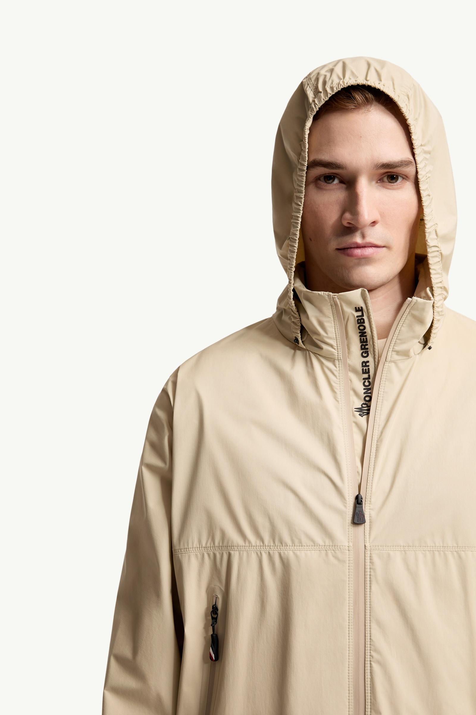 Light Beige Moder Packable Hooded Jacket - Windbreakers