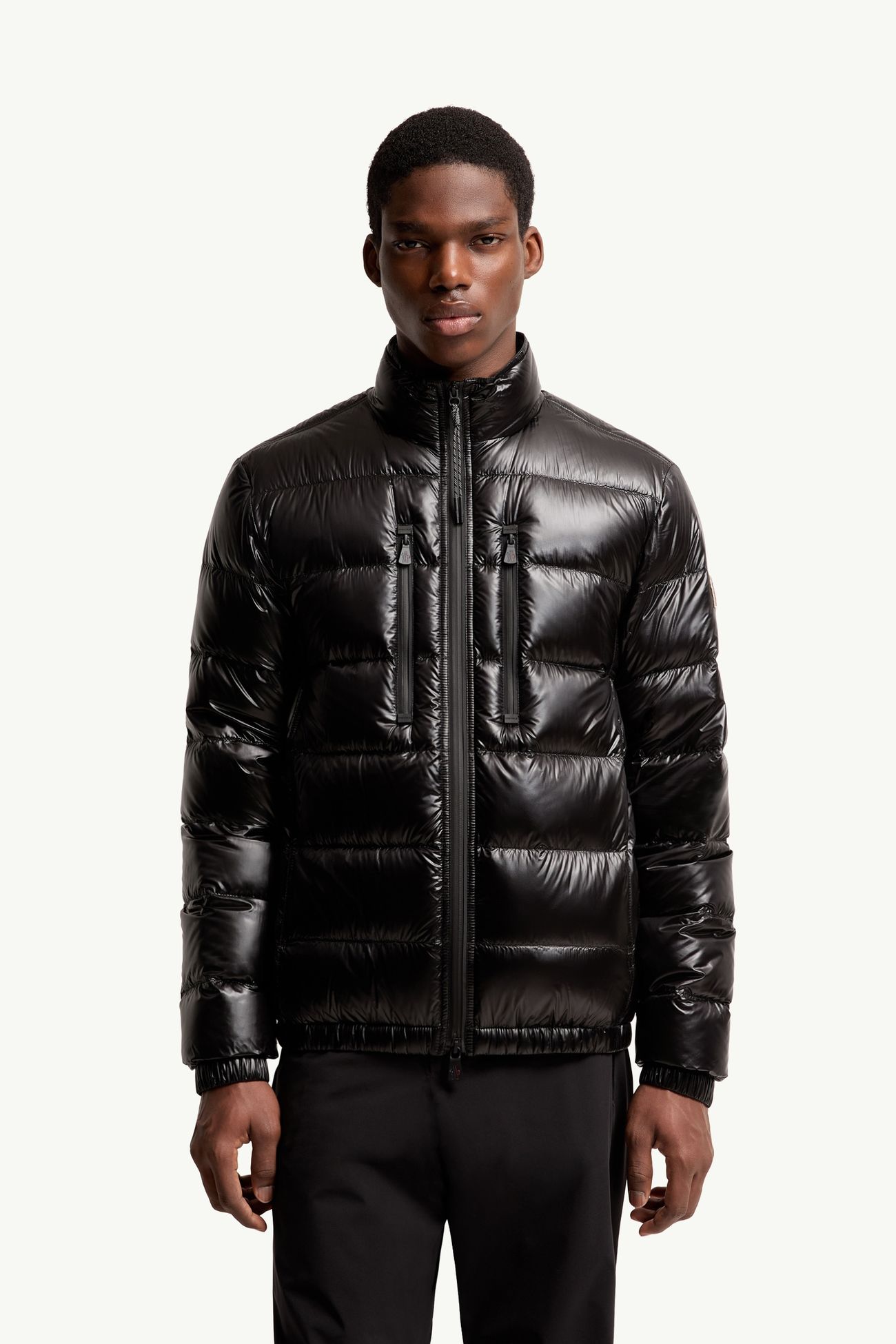 Orres verstaubare kurze Daunenjacke Herren Schwarz Moncler 3