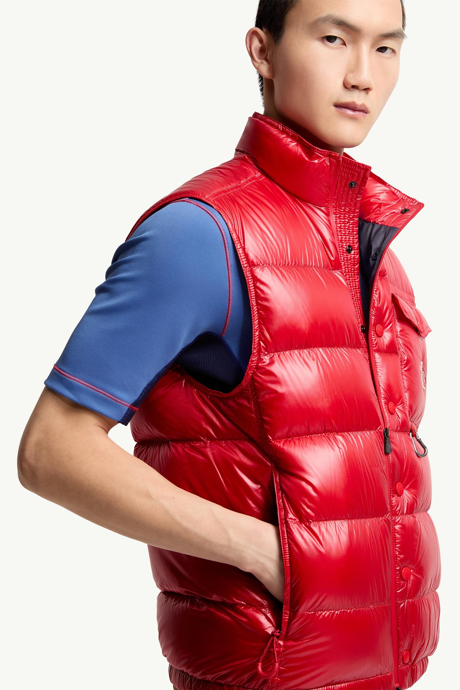 Red Uychi Packable Down Vest - Vests for Men | Moncler US