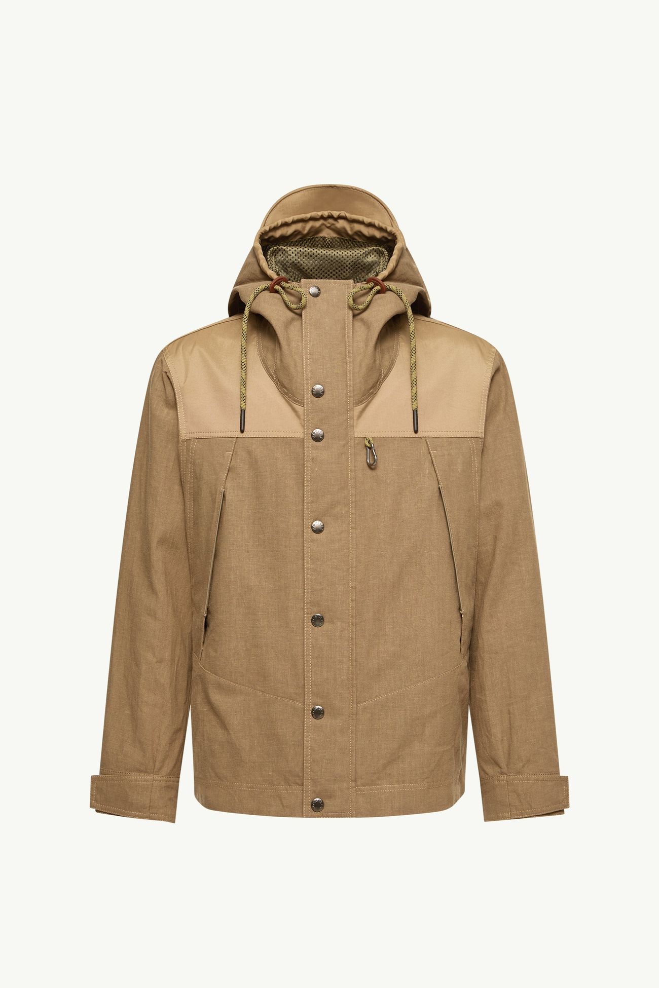 Givors 리넨 후드 재킷 남성 라이트 브라운 Moncler 2