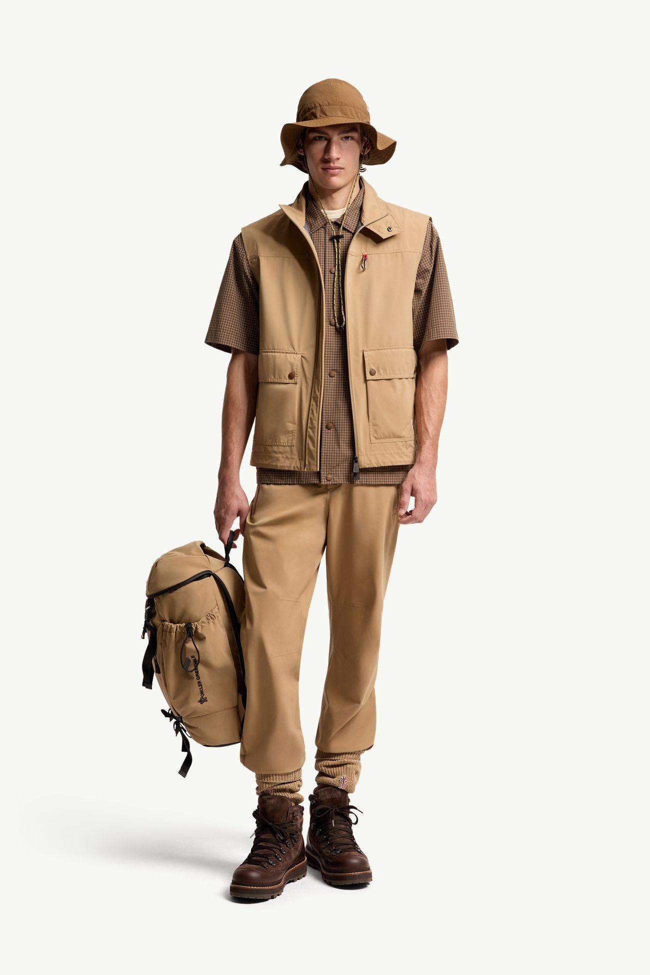 Gilet Rudaki en GORE-TEX® Hommes Beige Moncler 0