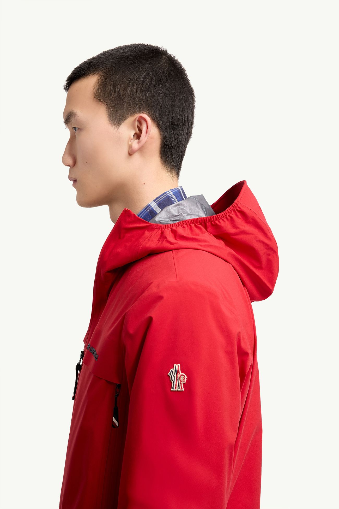 Veste imperméable à capuche repliable GORE-TEX® Shipton Hommes Rouge Moncler 1